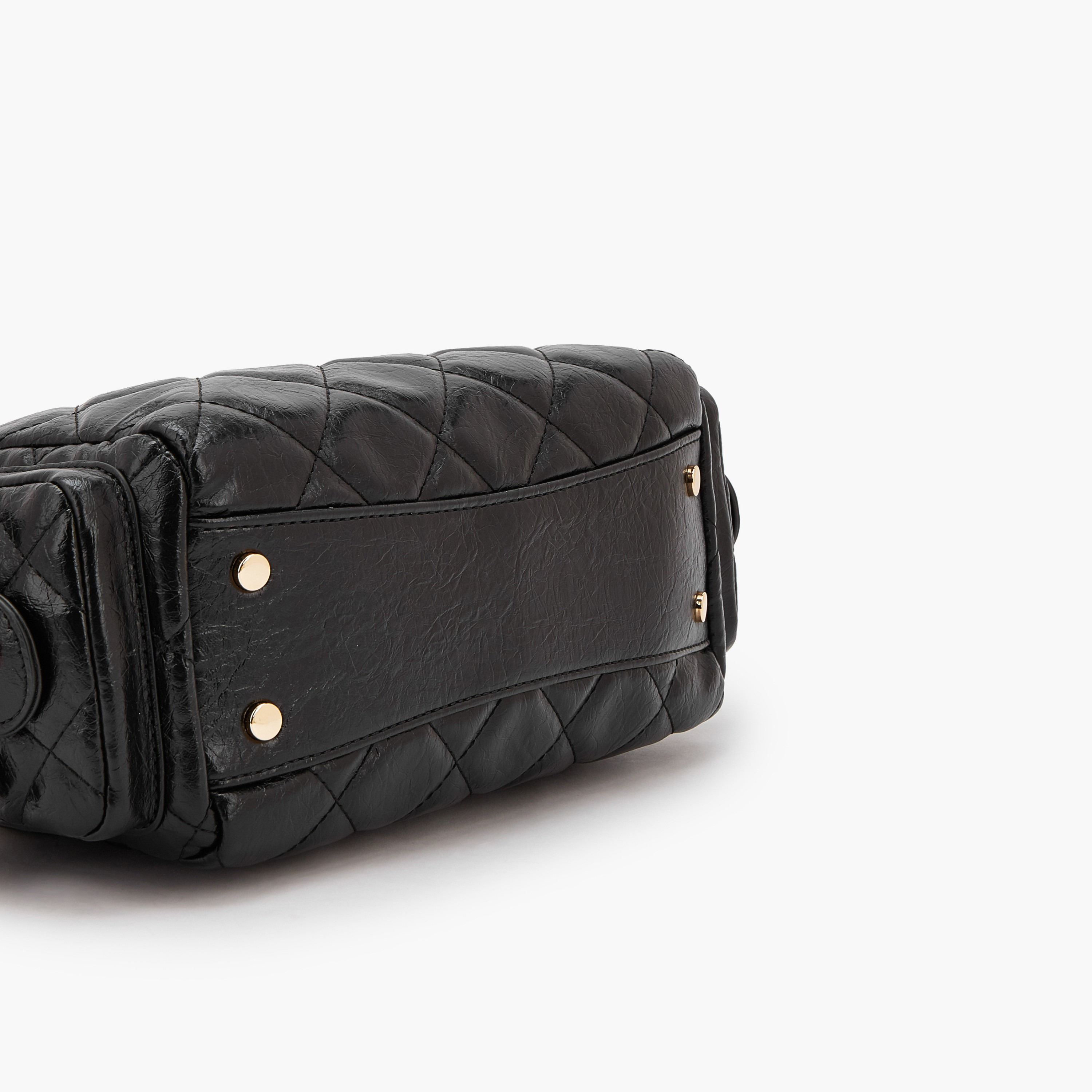 Celeste Quilted Shoulder Bag with Double Handle-women-bagsandwallets-handbags-image-6