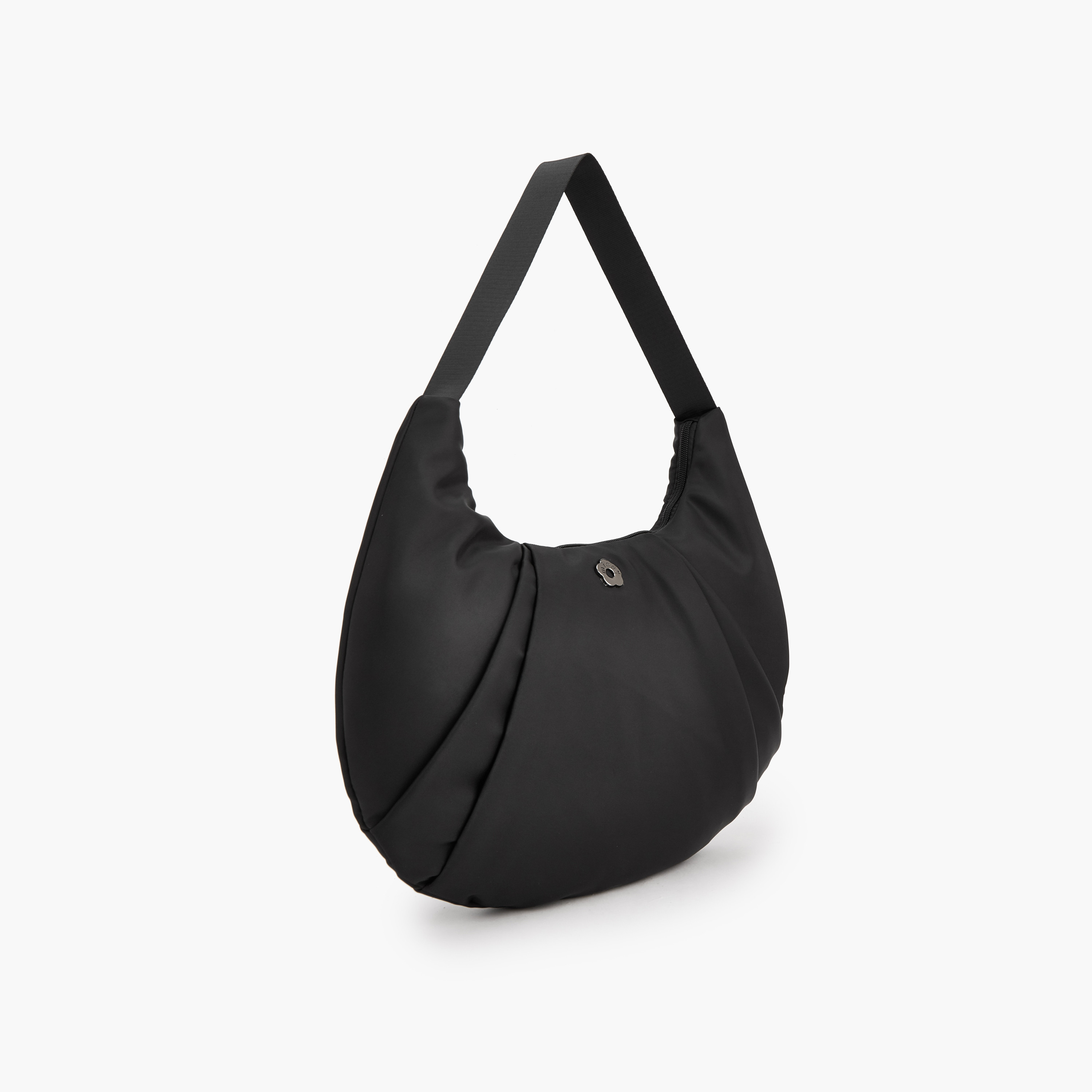 Missy Pleated Shoulder Bag with Zip Closure-women-bagsandwallets-handbags-image-2