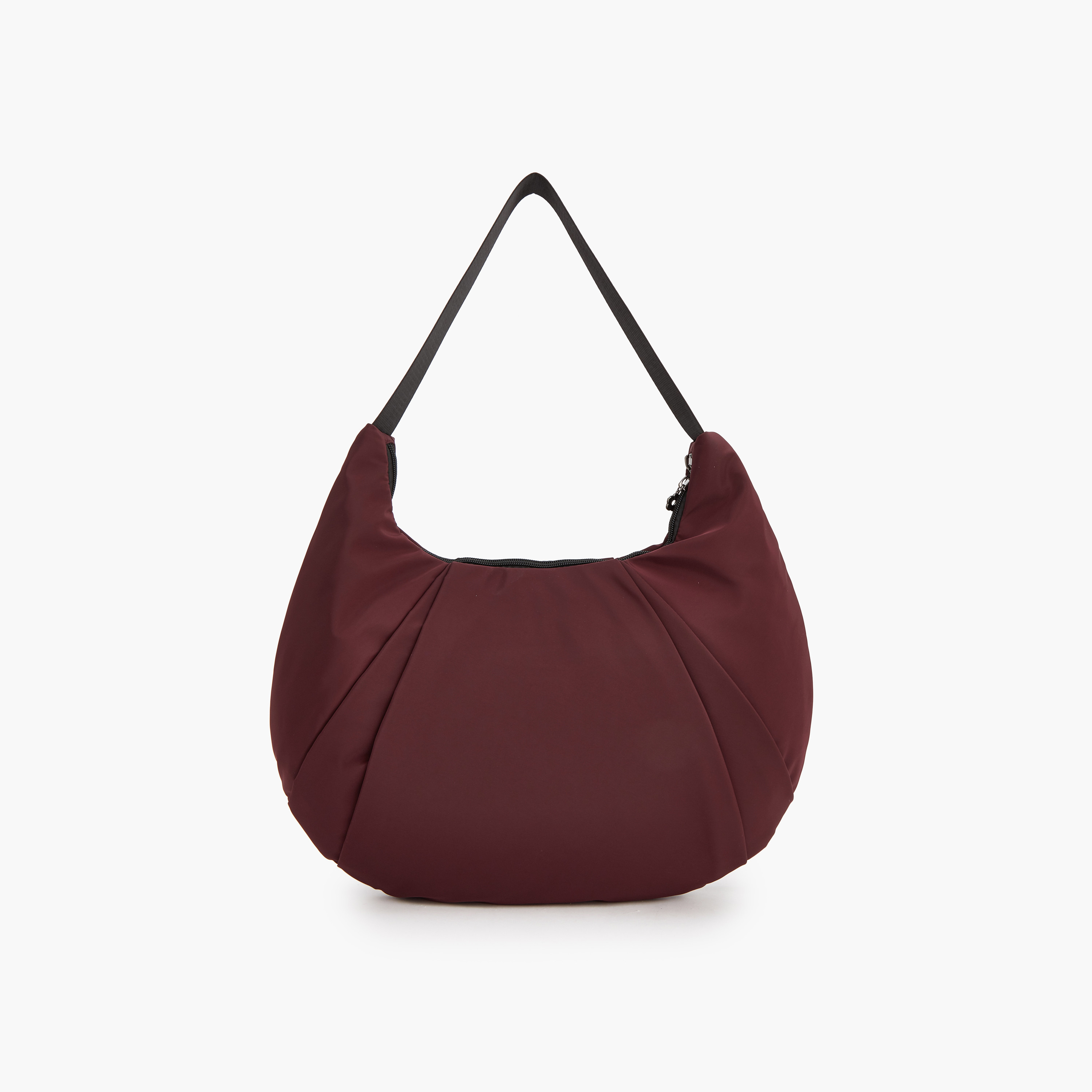 Missy Pleated Shoulder Bag with Zip Closure-women-bagsandwallets-handbags-image-4