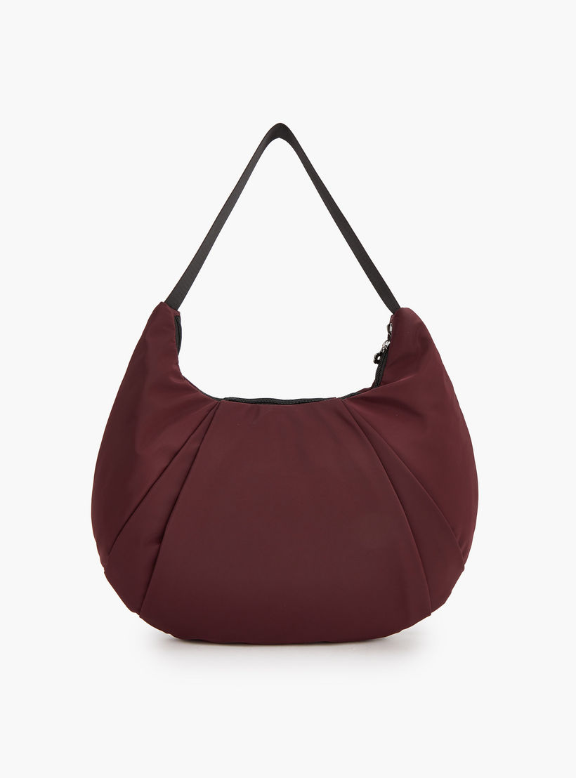 Missy Pleated Shoulder Bag with Zip Closure-women-bagsandwallets-handbags-image-4