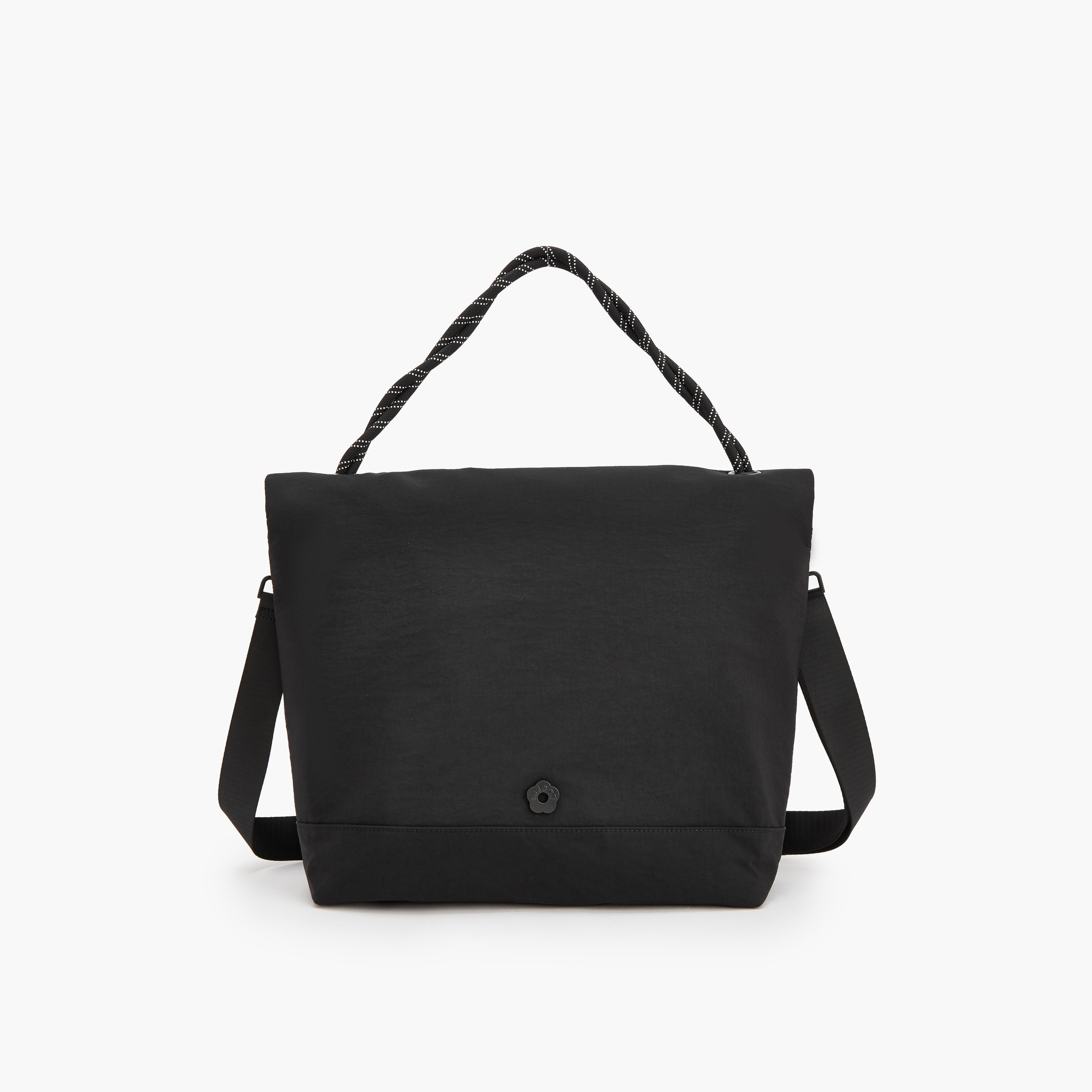 Missy Solid Foldover Shopper Bag with Braided Handle-women-bagsandwallets-handbags-image-4