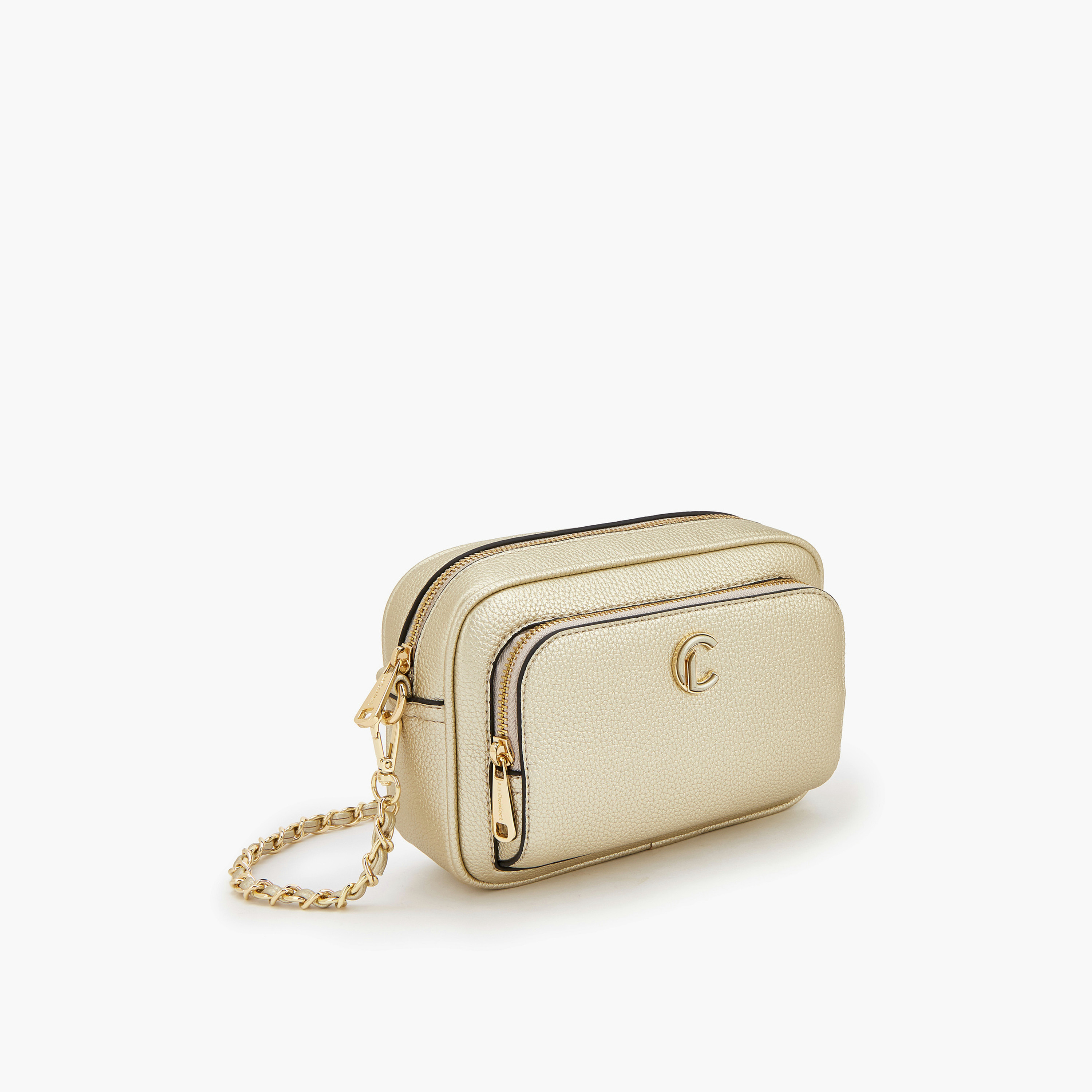 شنطة كروس بودي بارزة الملمس بحزام سلسلة من لو كونفورت-women-bagsandwallets-handbags-image-4