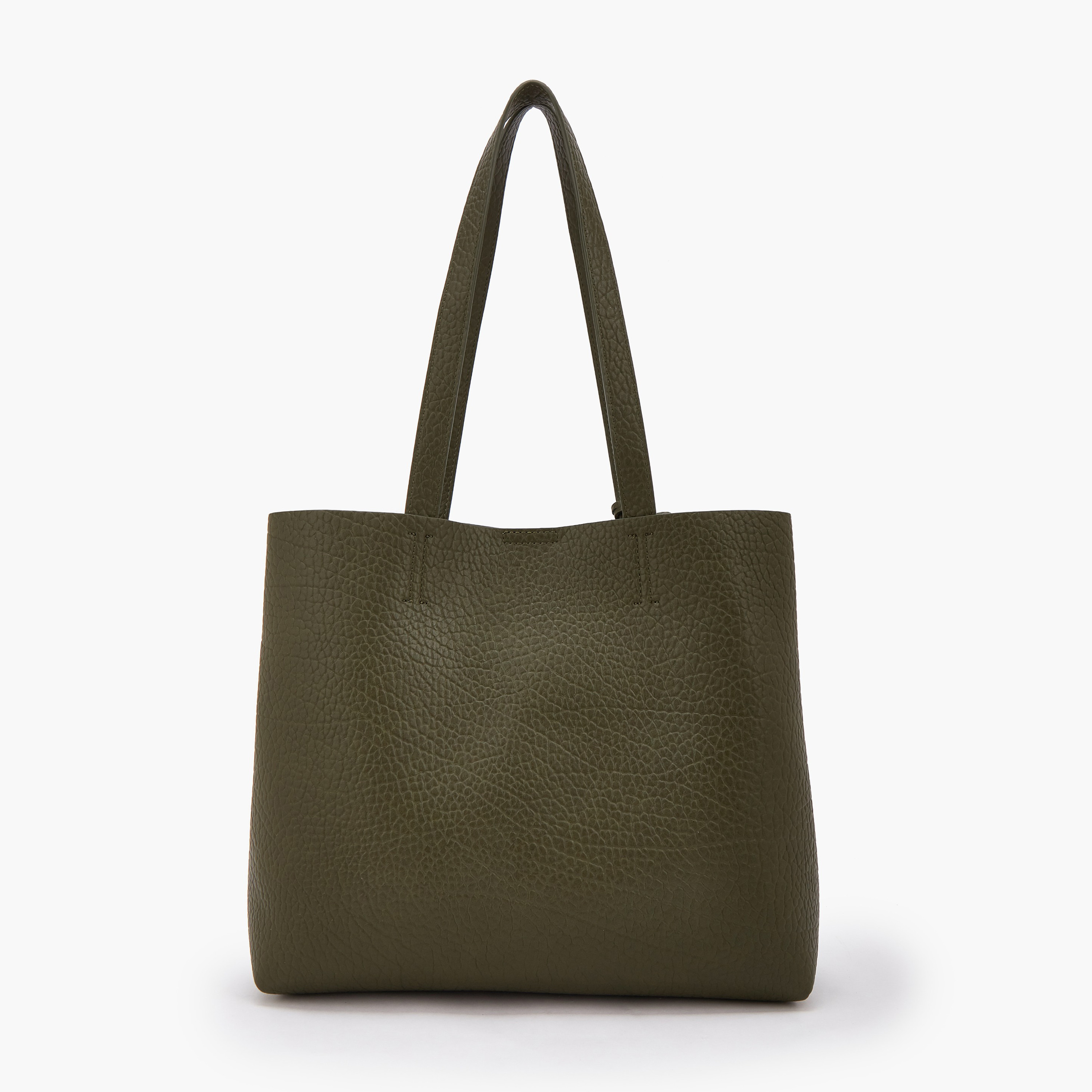 Celeste Textured Tote Bag with Pouch-women-bagsandwallets-handbags-image-7