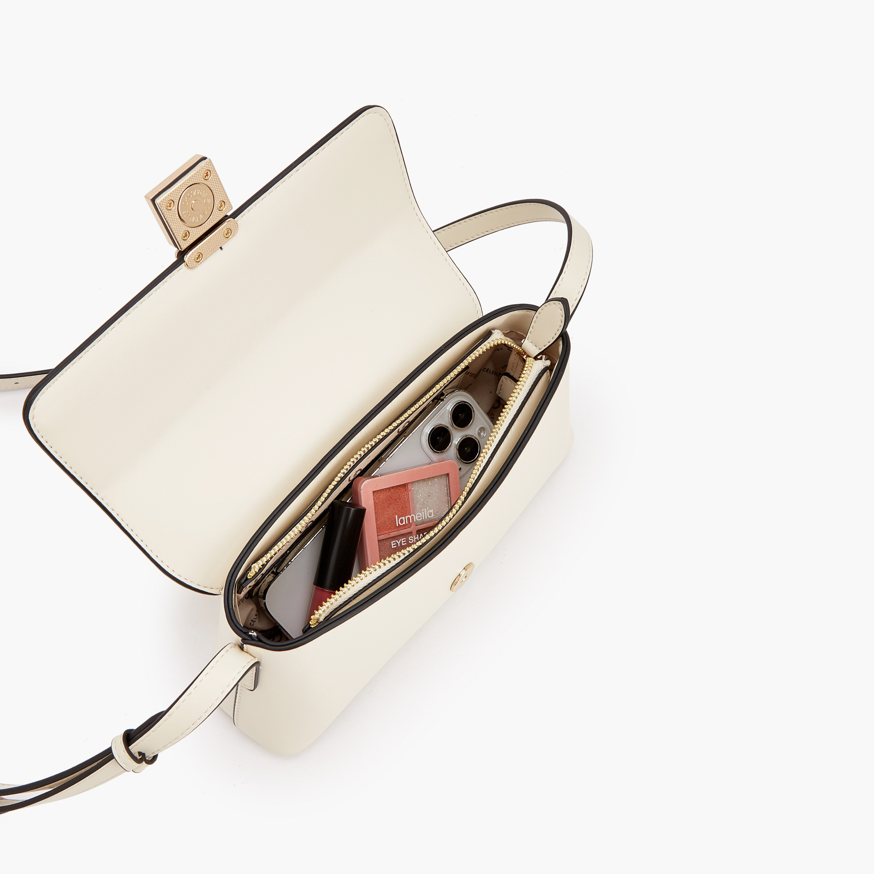 Celeste Solid Crossbody Bag with Magnetic Clasp Closure-women-bagsandwallets-handbags-image-7