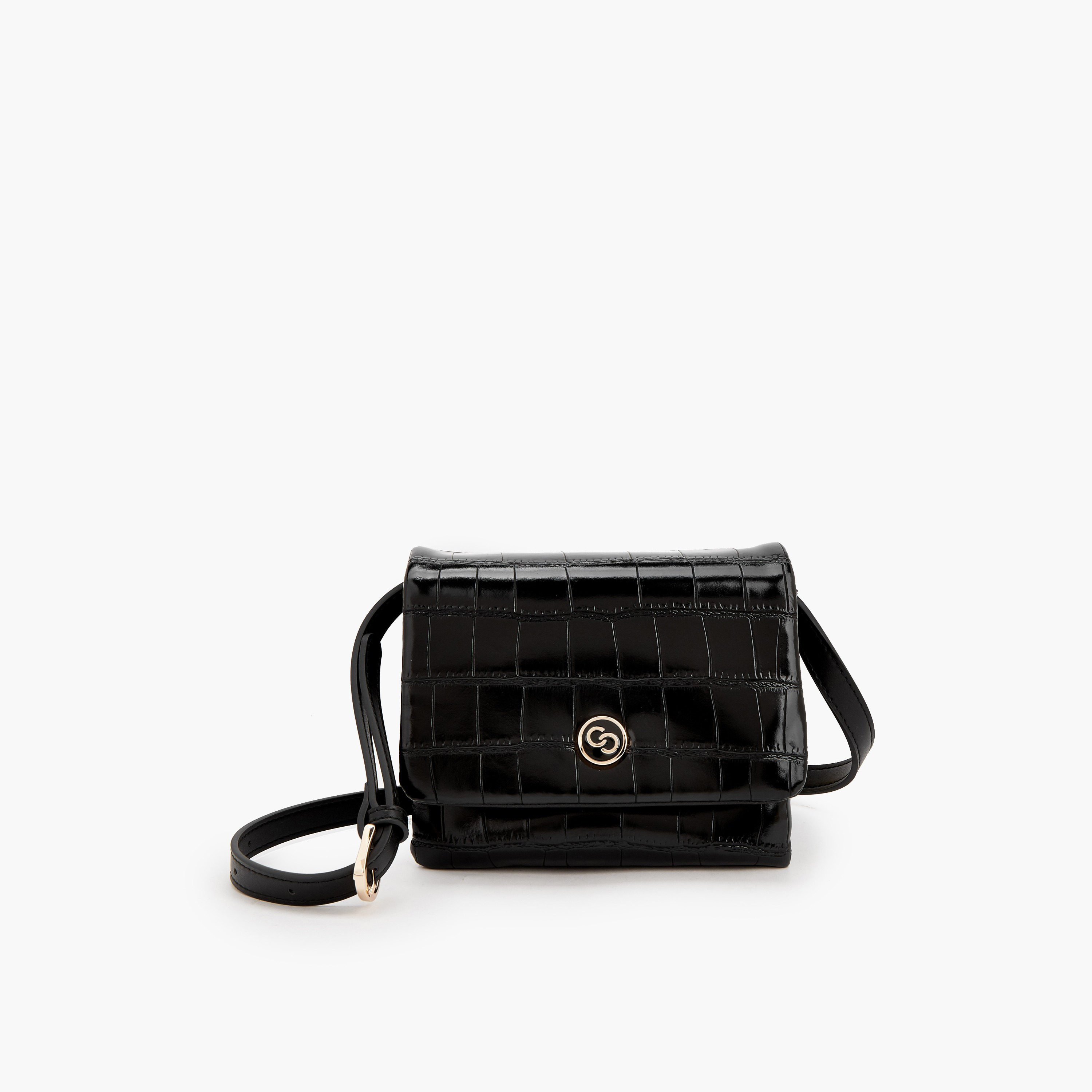 شنطة كروس بودي بارزة الملمس بإغلاق مغناطيسي من سيليست-women-bagsandwallets-handbags-image-1