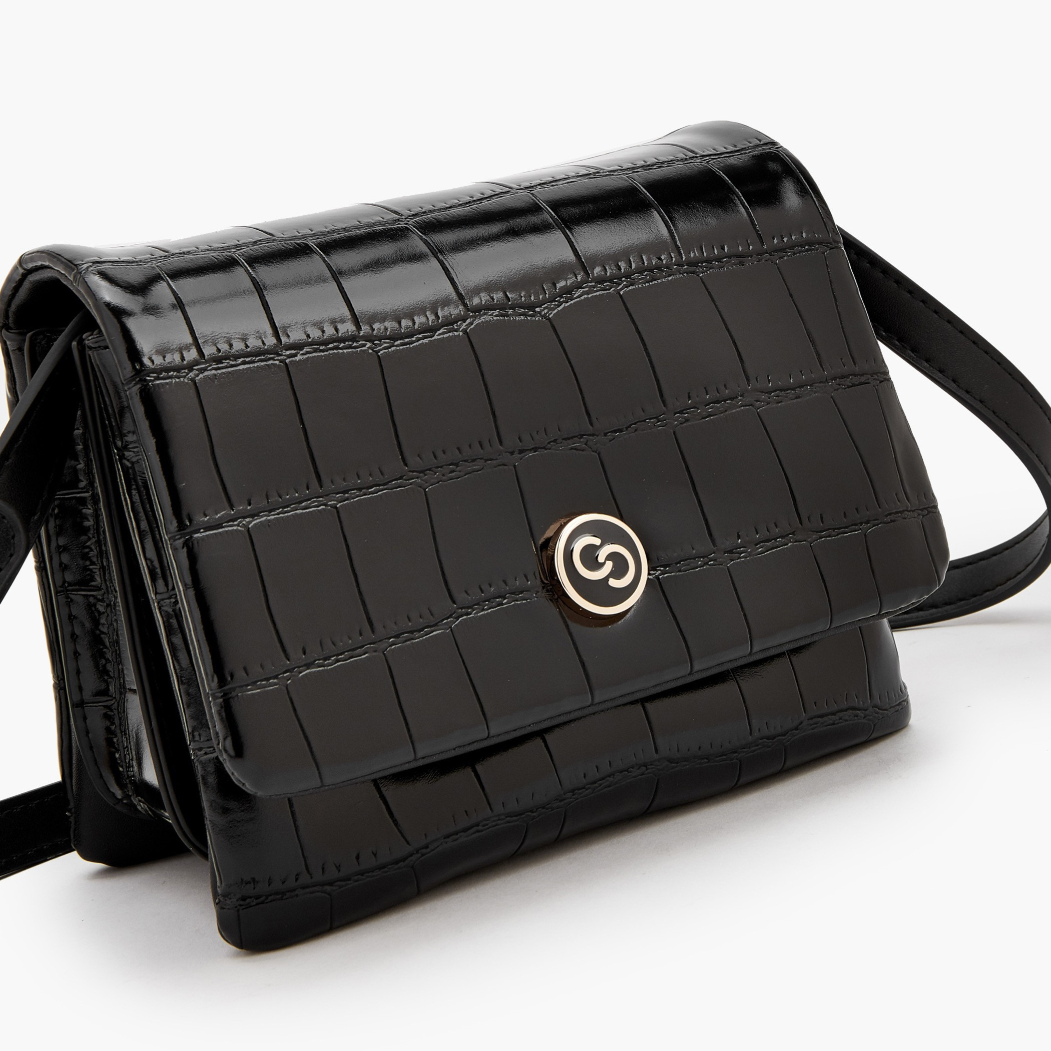 شنطة كروس بودي بارزة الملمس بإغلاق مغناطيسي من سيليست-women-bagsandwallets-handbags-image-5
