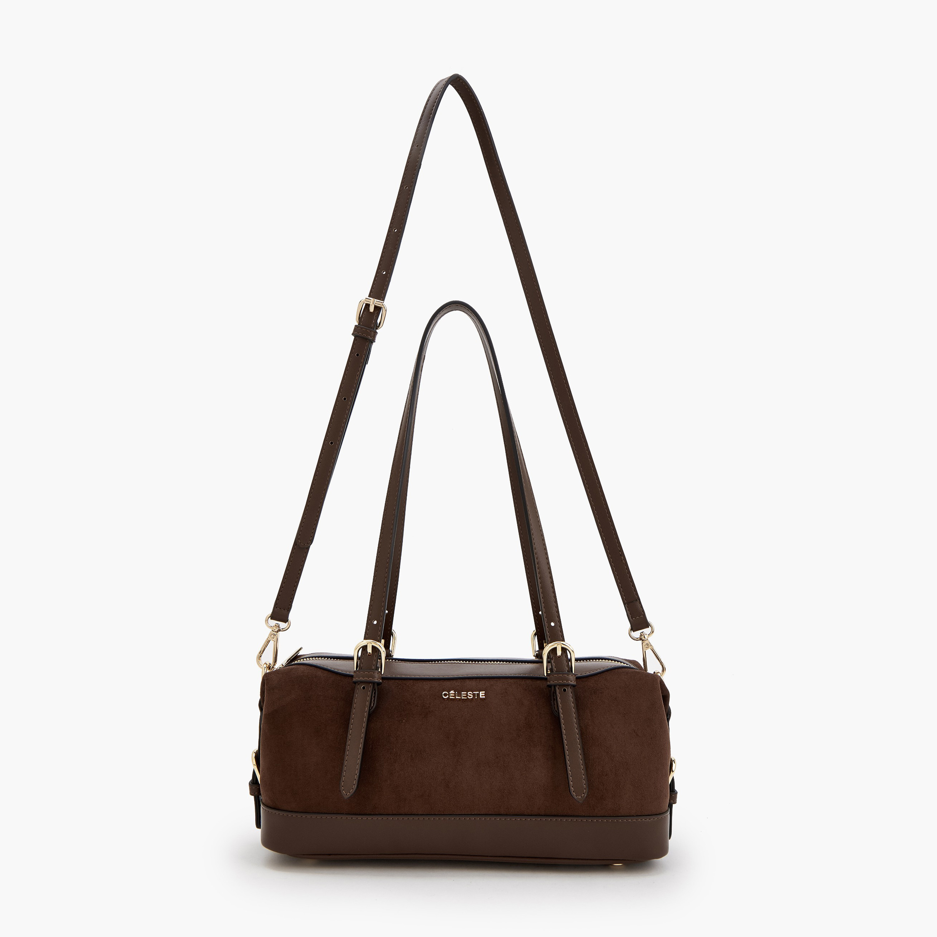 شنطة كتف بارزة الملمس بحزام قابل للفصل من سيليست-women-bagsandwallets-handbags-image-5