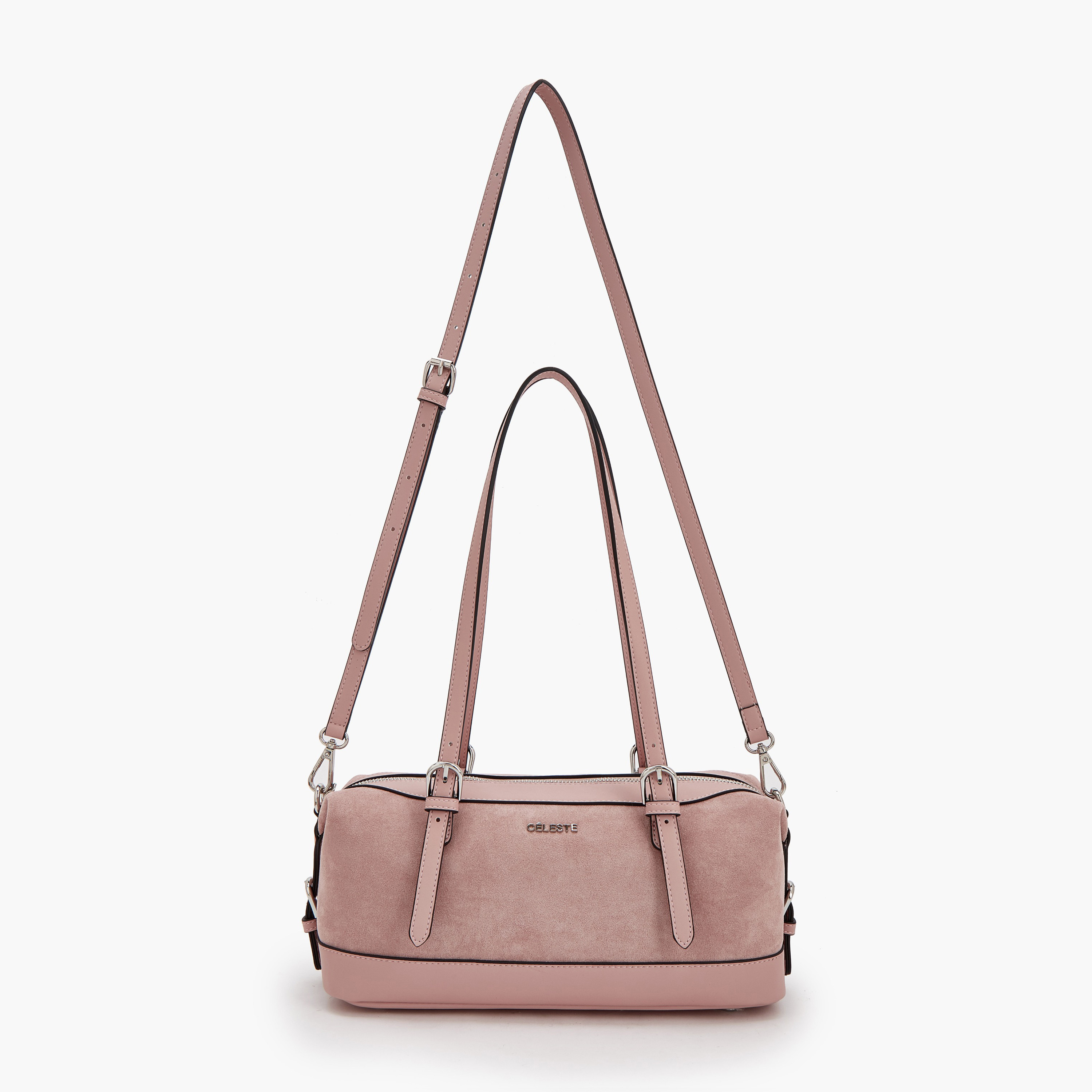 Celeste Textured Shoulder Bag with Detachable Strap-women-bagsandwallets-handbags-image-5