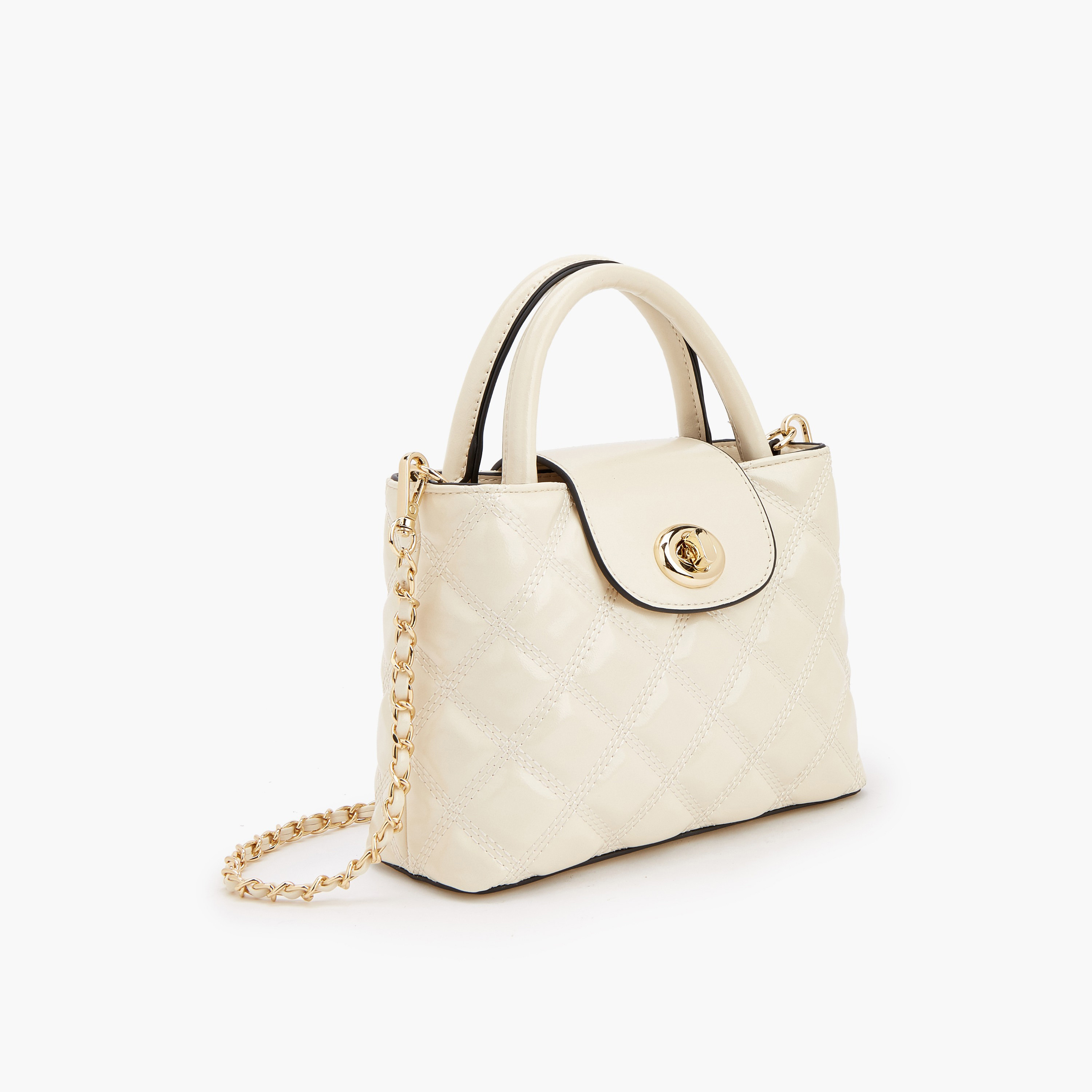 شنطة كروس بودي مبطنة بحزام سلسلة من سيليست-women-bagsandwallets-handbags-image-3