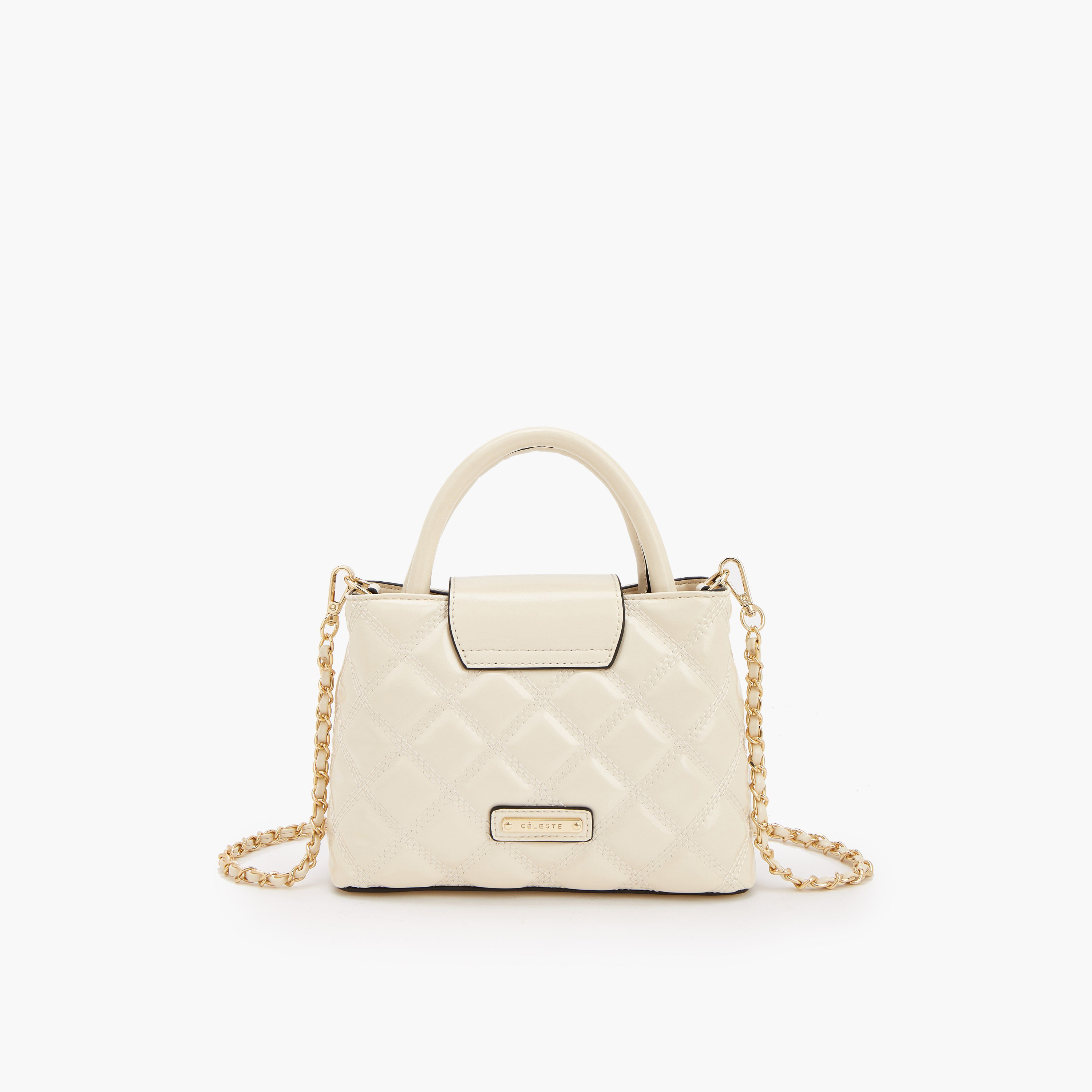 شنطة كروس بودي مبطنة بحزام سلسلة من سيليست-women-bagsandwallets-handbags-image-5