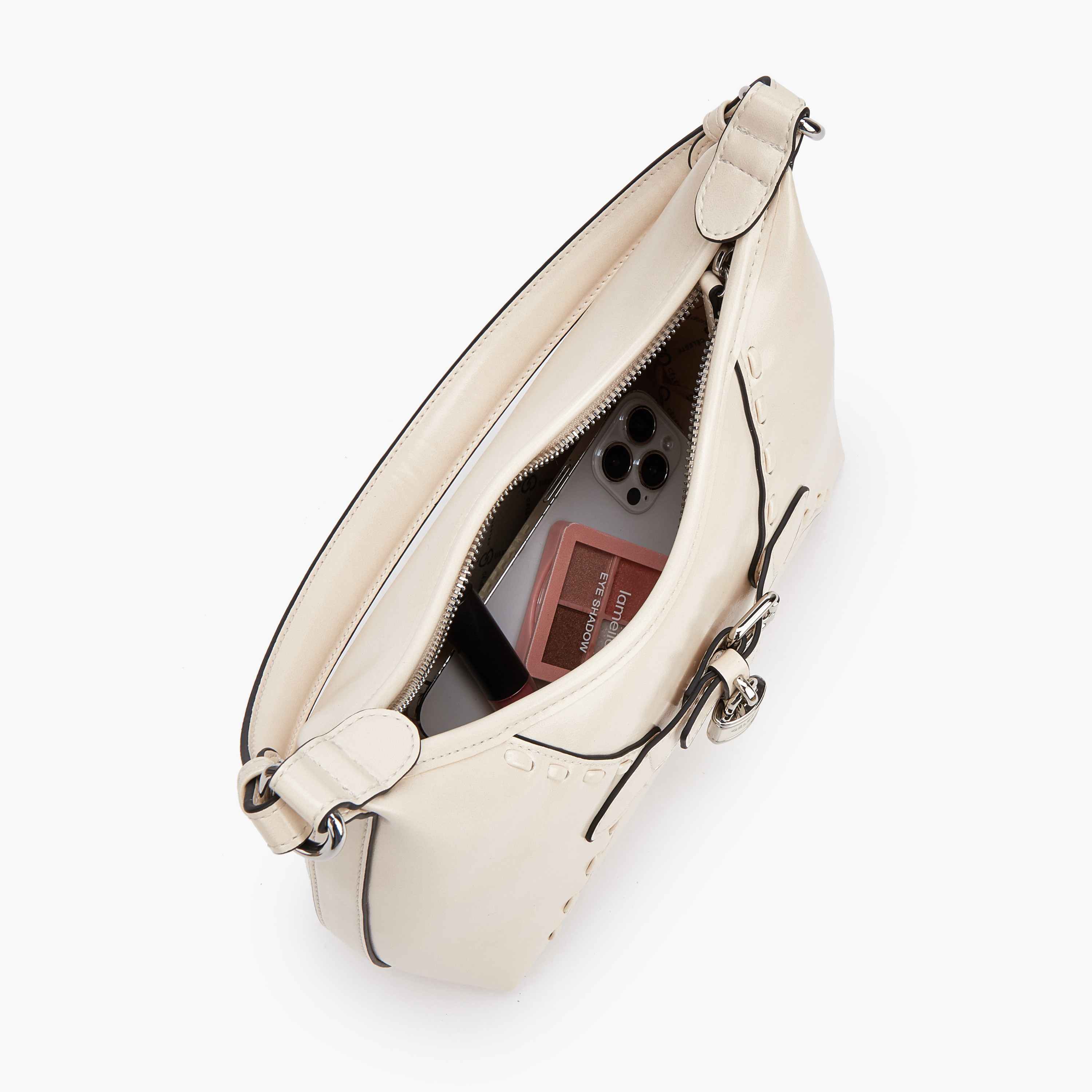 Celeste Solid Shoulder Bag with Padlock Accent-women-bagsandwallets-handbags-image-7