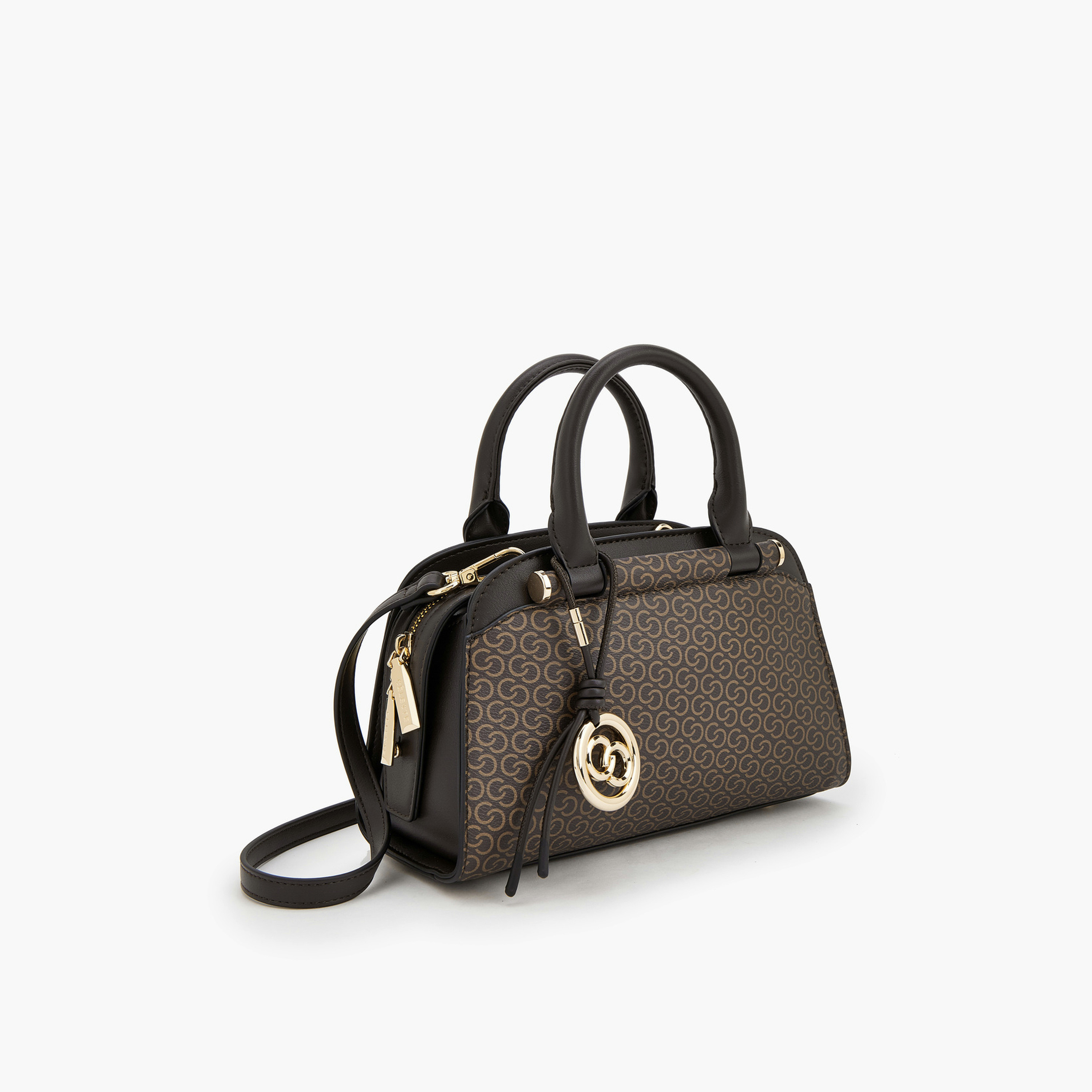 شنطة توت بطبعة مونوغرام مع حزام قابل للإزالة من سيليست-women-bagsandwallets-handbags-image-3