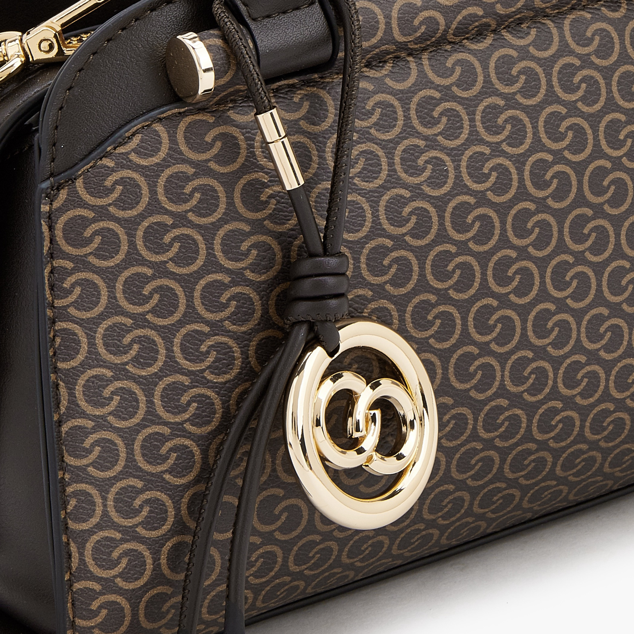 شنطة توت بطبعة مونوغرام مع حزام قابل للإزالة من سيليست-women-bagsandwallets-handbags-image-4