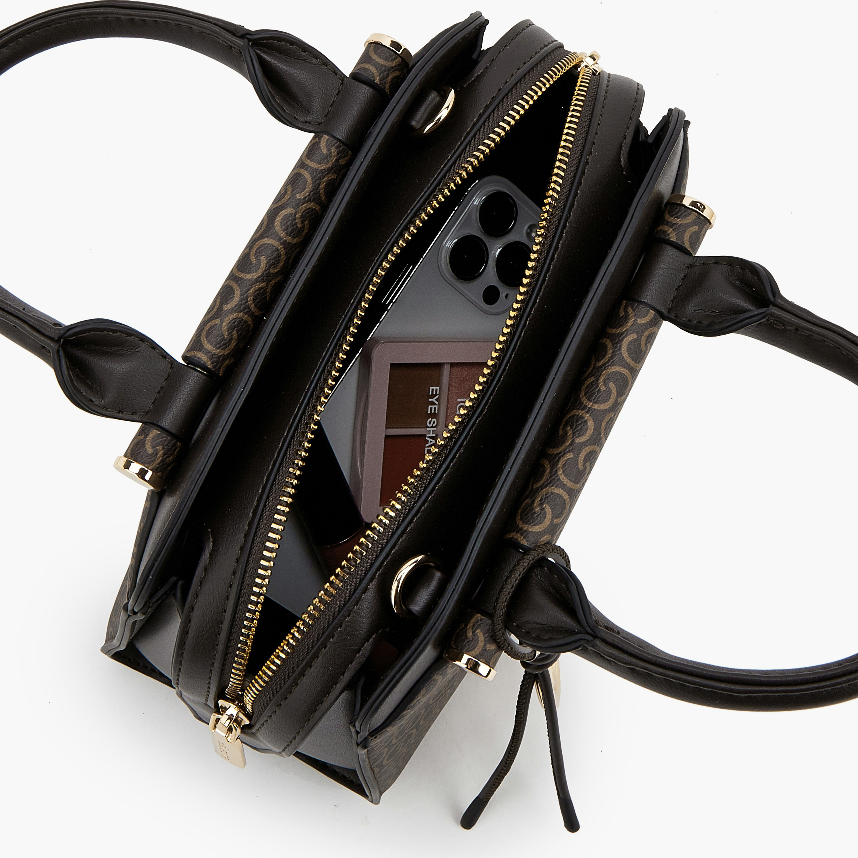 شنطة توت بطبعة مونوغرام مع حزام قابل للإزالة من سيليست-women-bagsandwallets-handbags-image-7