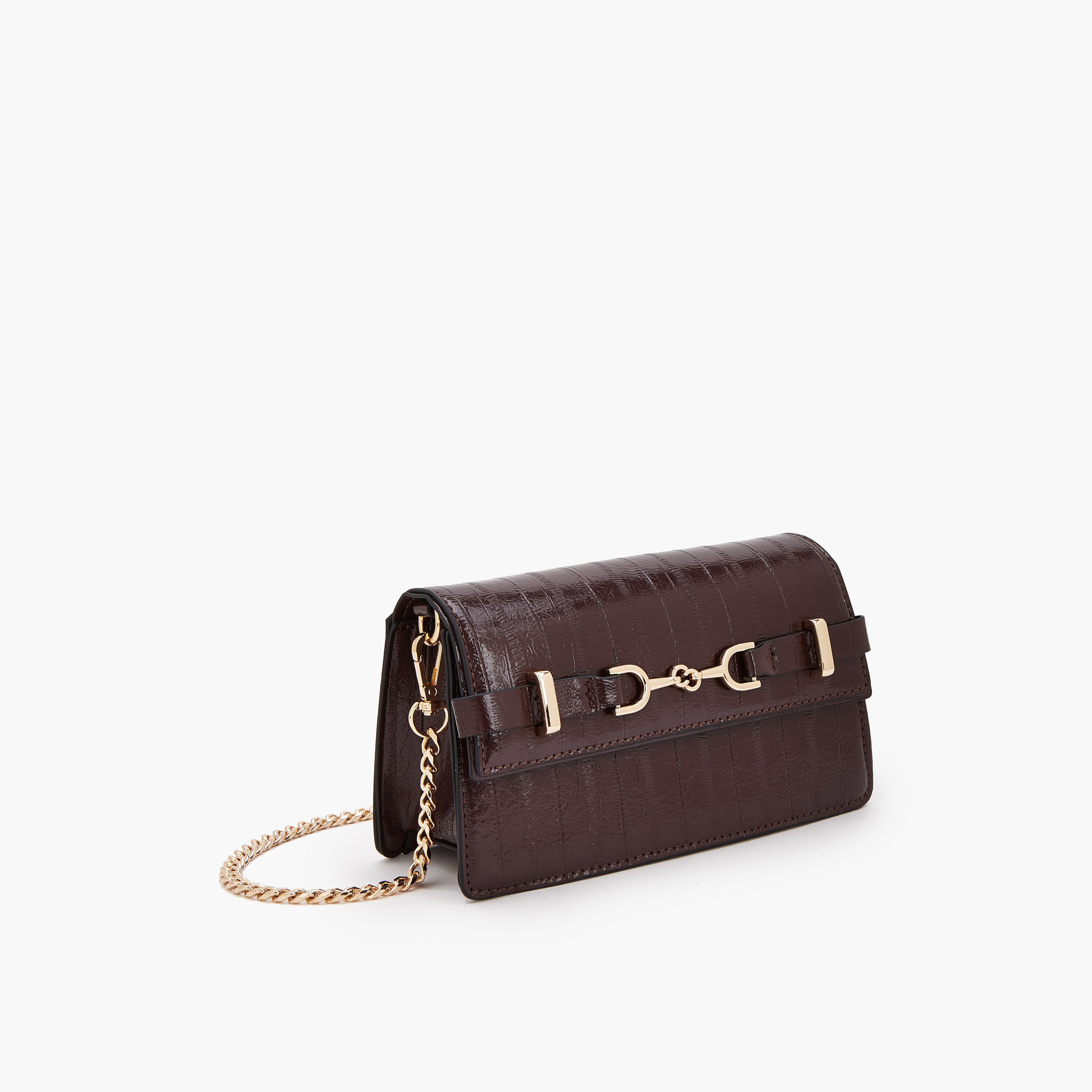 شنطة كروس بودي بارزة الملمس بحزام سلسلة من سيليست-women-bagsandwallets-handbags-image-3