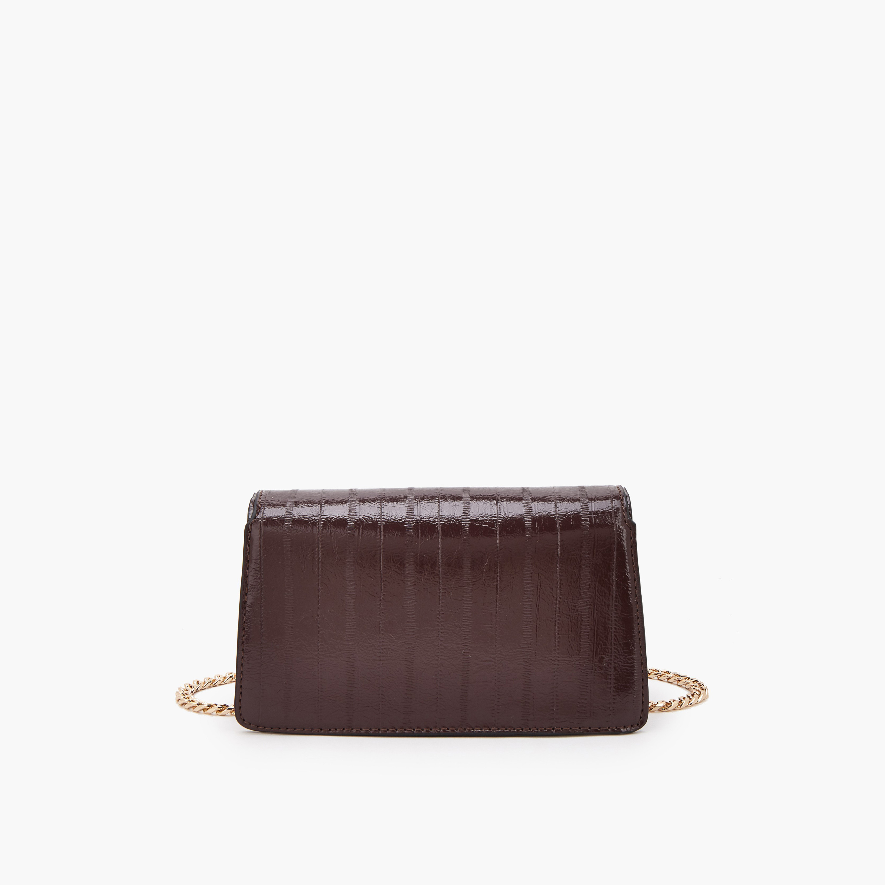 شنطة كروس بودي بارزة الملمس بحزام سلسلة من سيليست-women-bagsandwallets-handbags-image-5