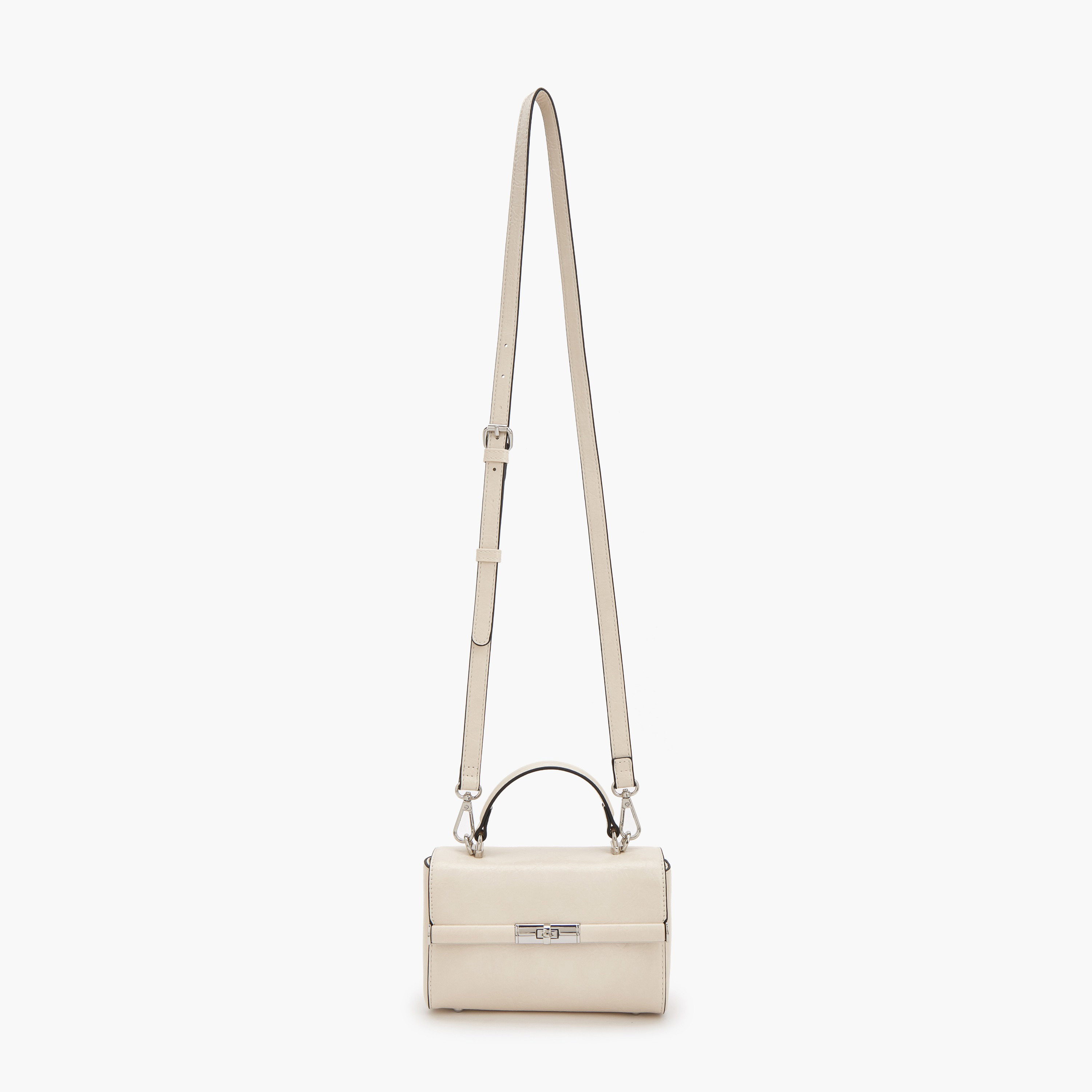 Celeste Solid Satchel Bag with Twist Lock Closure-women-bagsandwallets-handbags-image-2