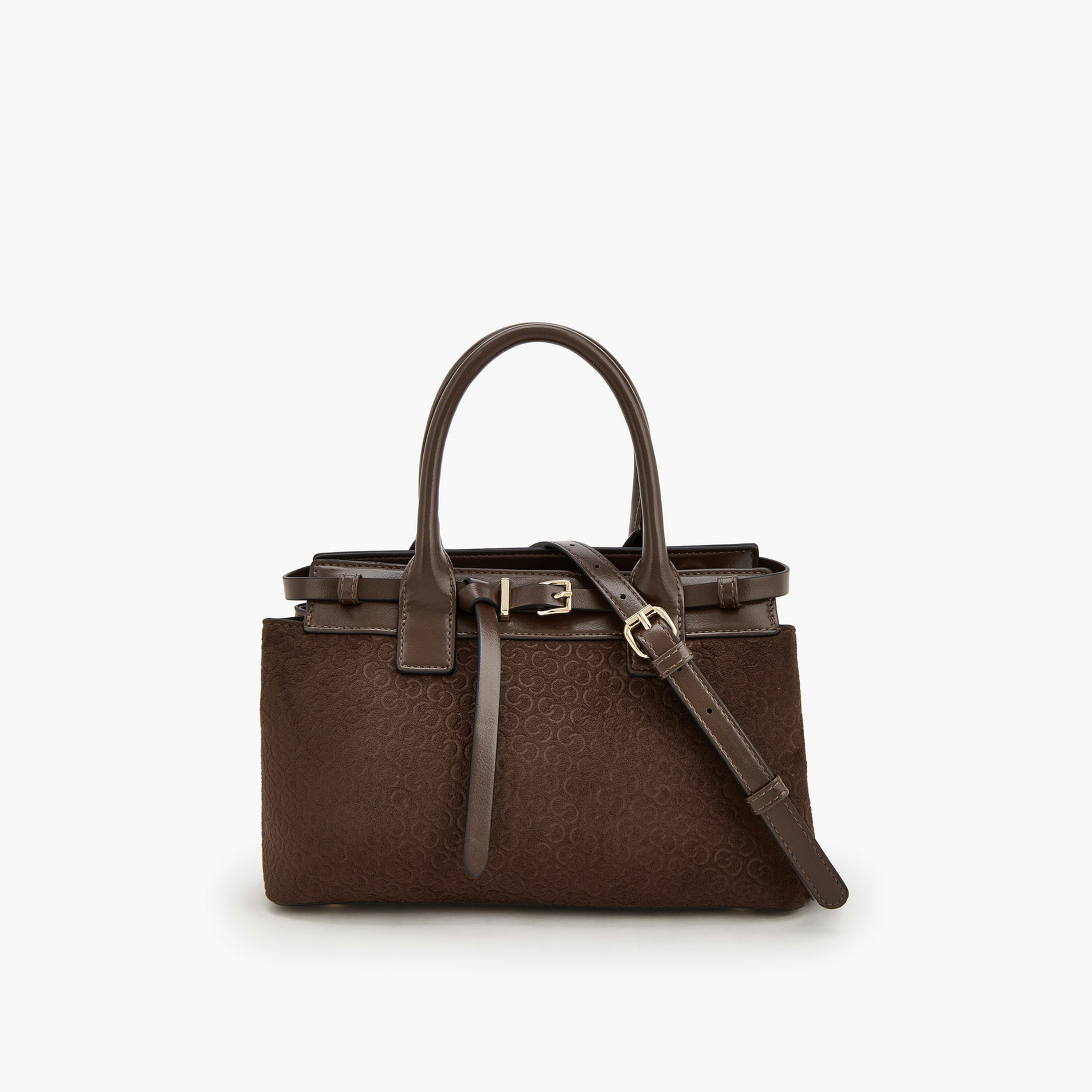 Celeste Monogram Print Tote Bag with Double Handle-women-bagsandwallets-handbags-image-1