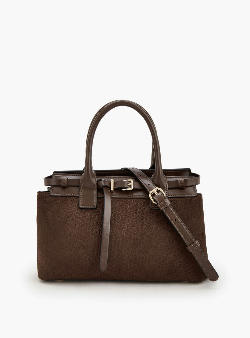 Celeste Monogram Print Tote Bag with Double Handle-women-bagsandwallets-handbags-image-1
