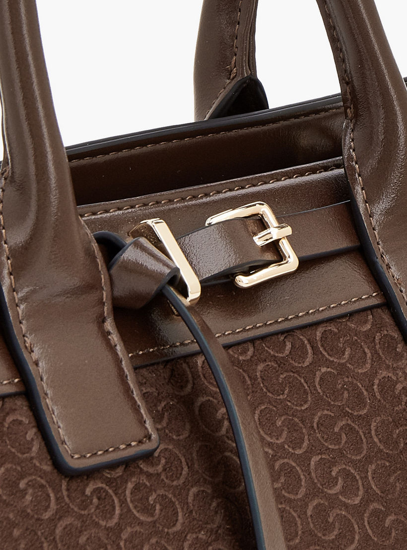 Celeste Monogram Print Tote Bag with Double Handle-women-bagsandwallets-handbags-image-4