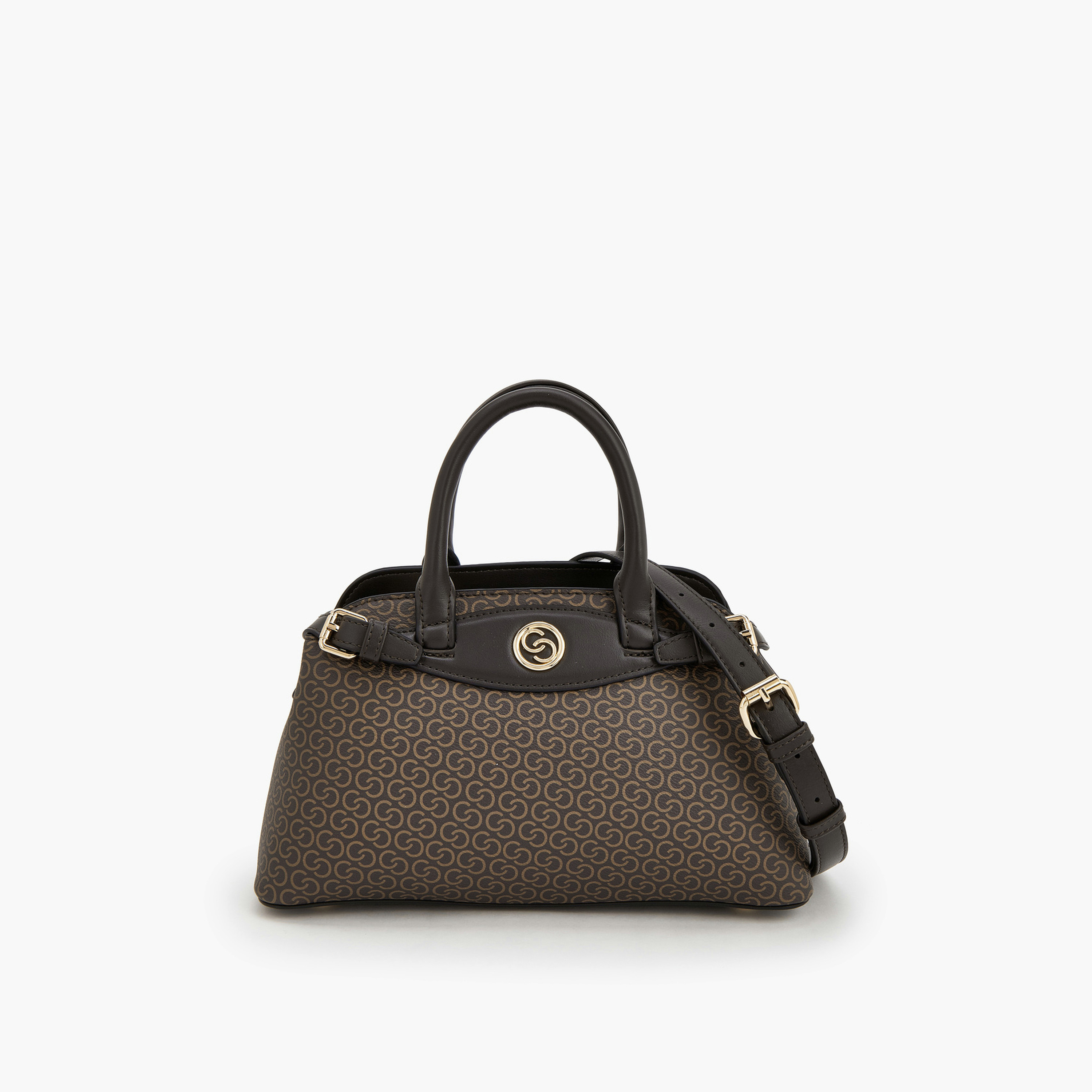 Celeste Monogram Print Tote Bag with Double Handle-women-bagsandwallets-handbags-image-4