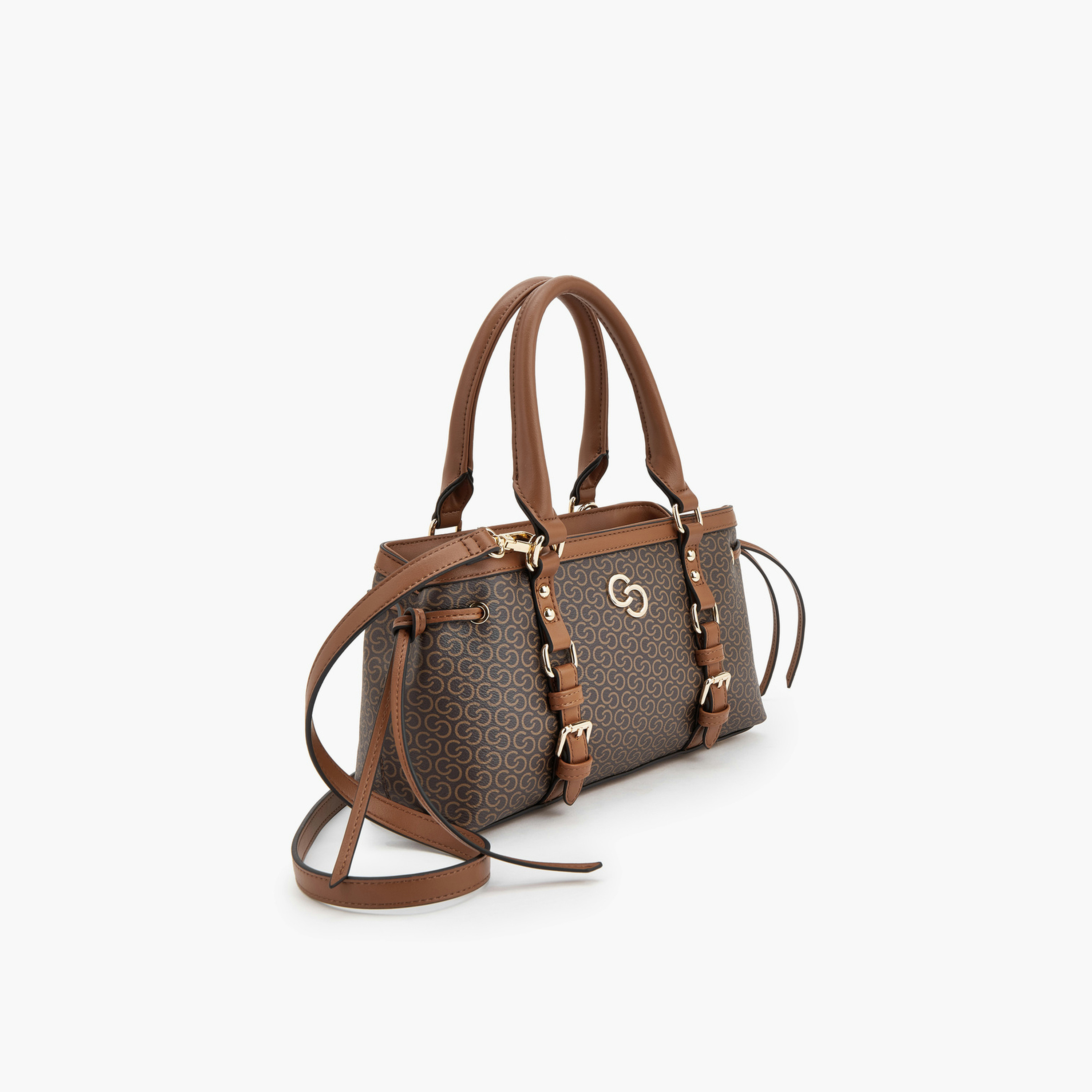 شنطة توت بطبعة مونوغرام مع سحاب إغلاق من سيليست-women-bagsandwallets-handbags-image-3