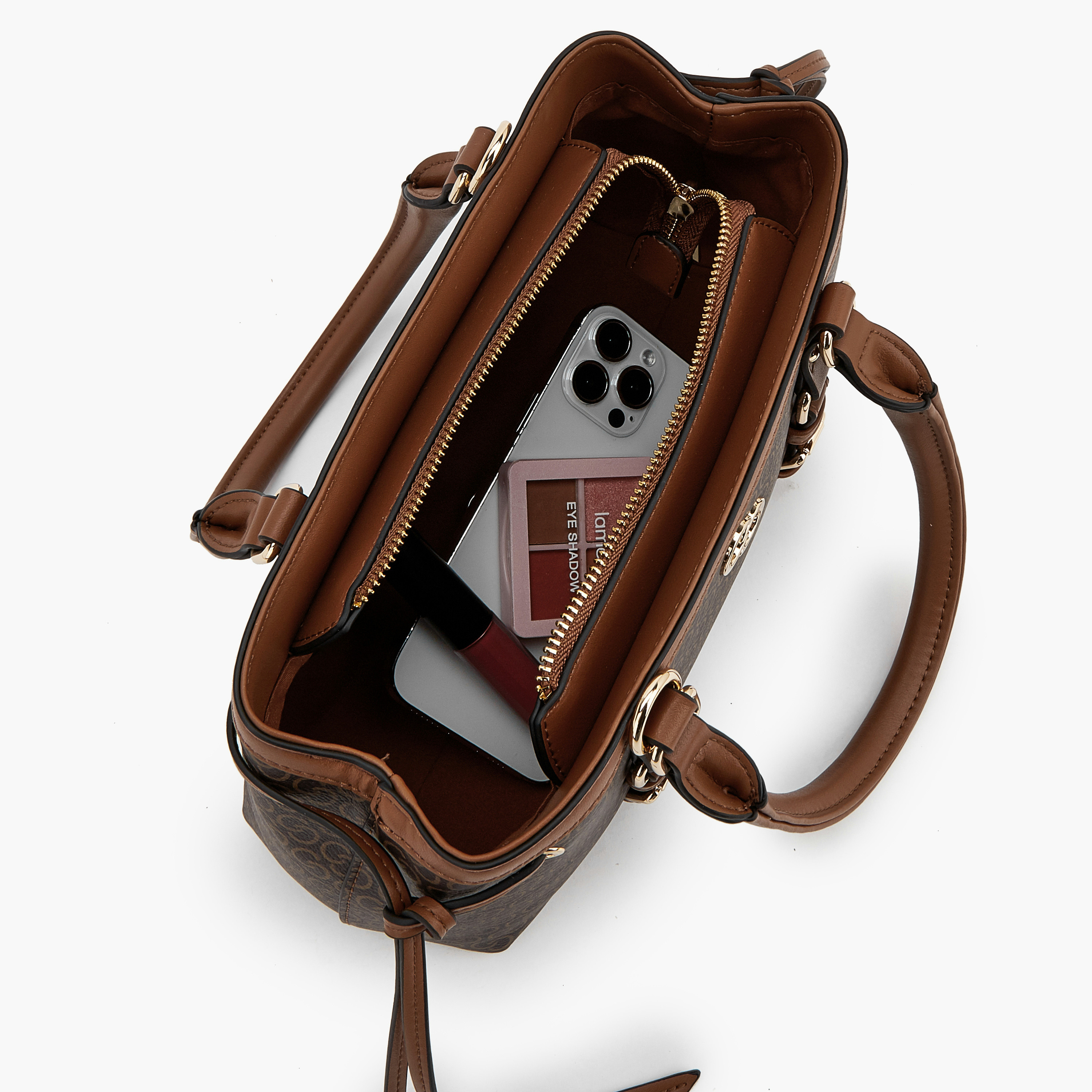 شنطة توت بطبعة مونوغرام مع سحاب إغلاق من سيليست-women-bagsandwallets-handbags-image-7