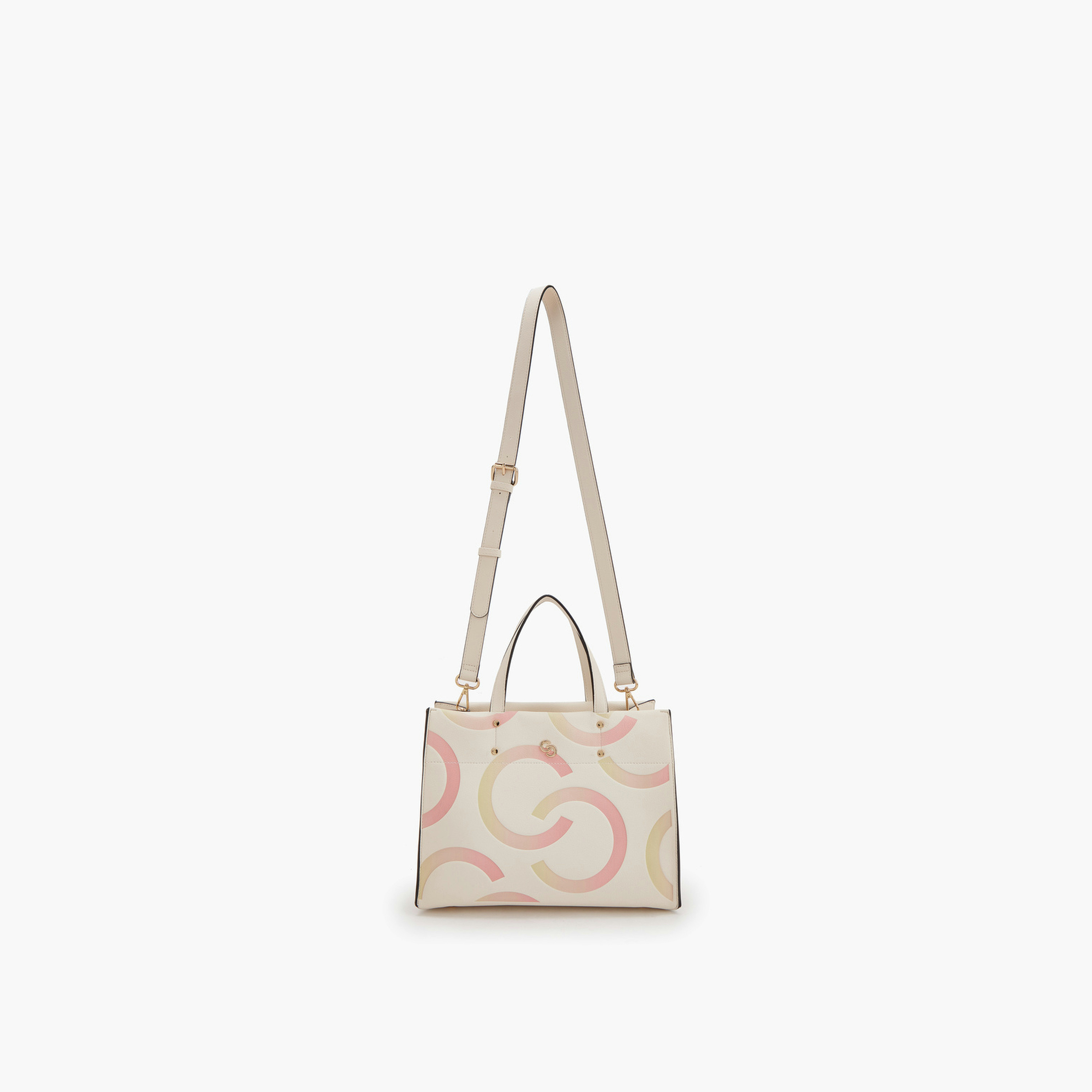 شنطة يد بطبعات ومقابض مزدوجة من سيليست-women-bagsandwallets-handbags-image-2