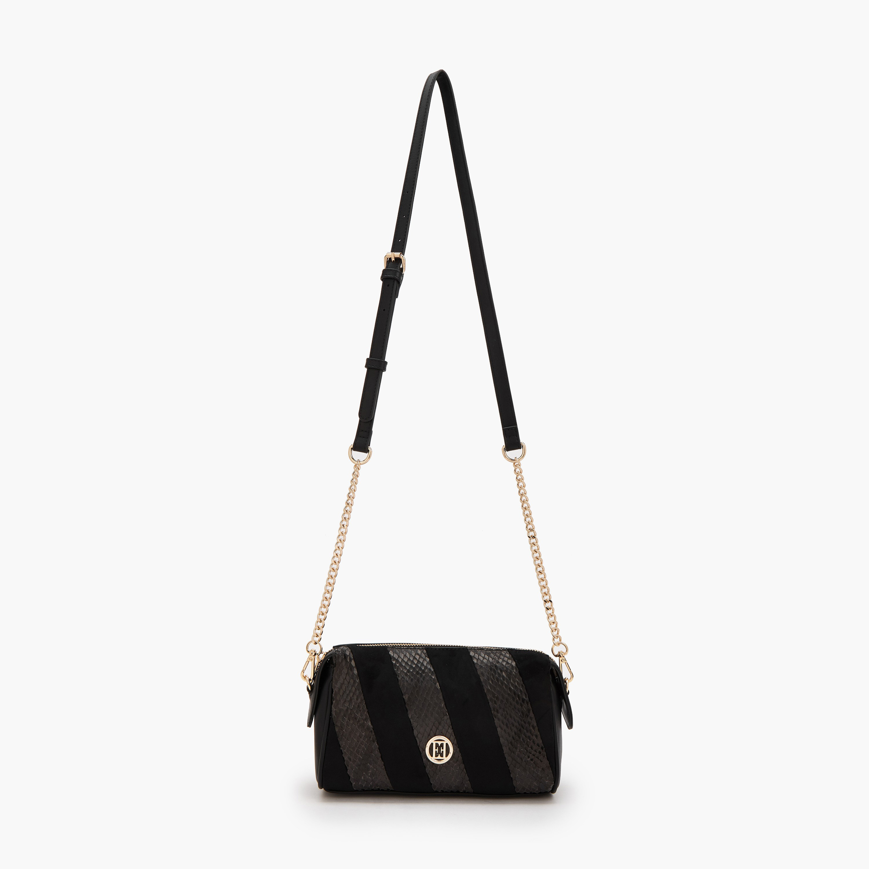 Elle Textured Crossbody Bag with Zip Closure-women-bagsandwallets-handbags-image-2