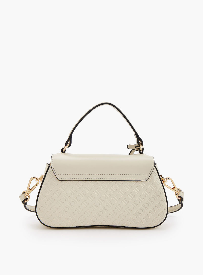 شنطة ساتشيل بنقوش مونوجرام وحزام قابل للفصل من إيل-women-bagsandwallets-handbags-image-5