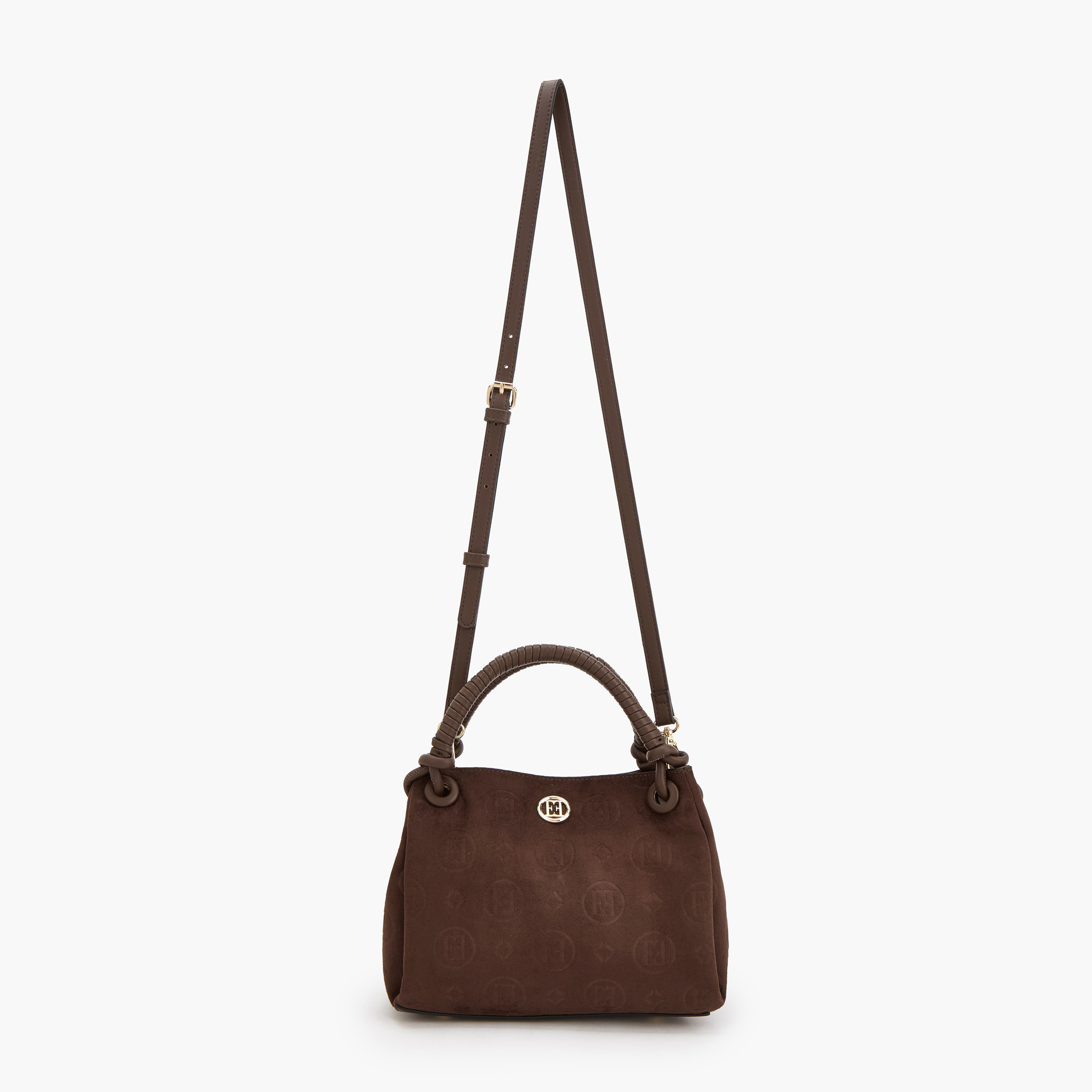 شنطة كروس بودي شمواه منقوشة بمقبض علوي مجدول من إيل-women-bagsandwallets-handbags-image-2