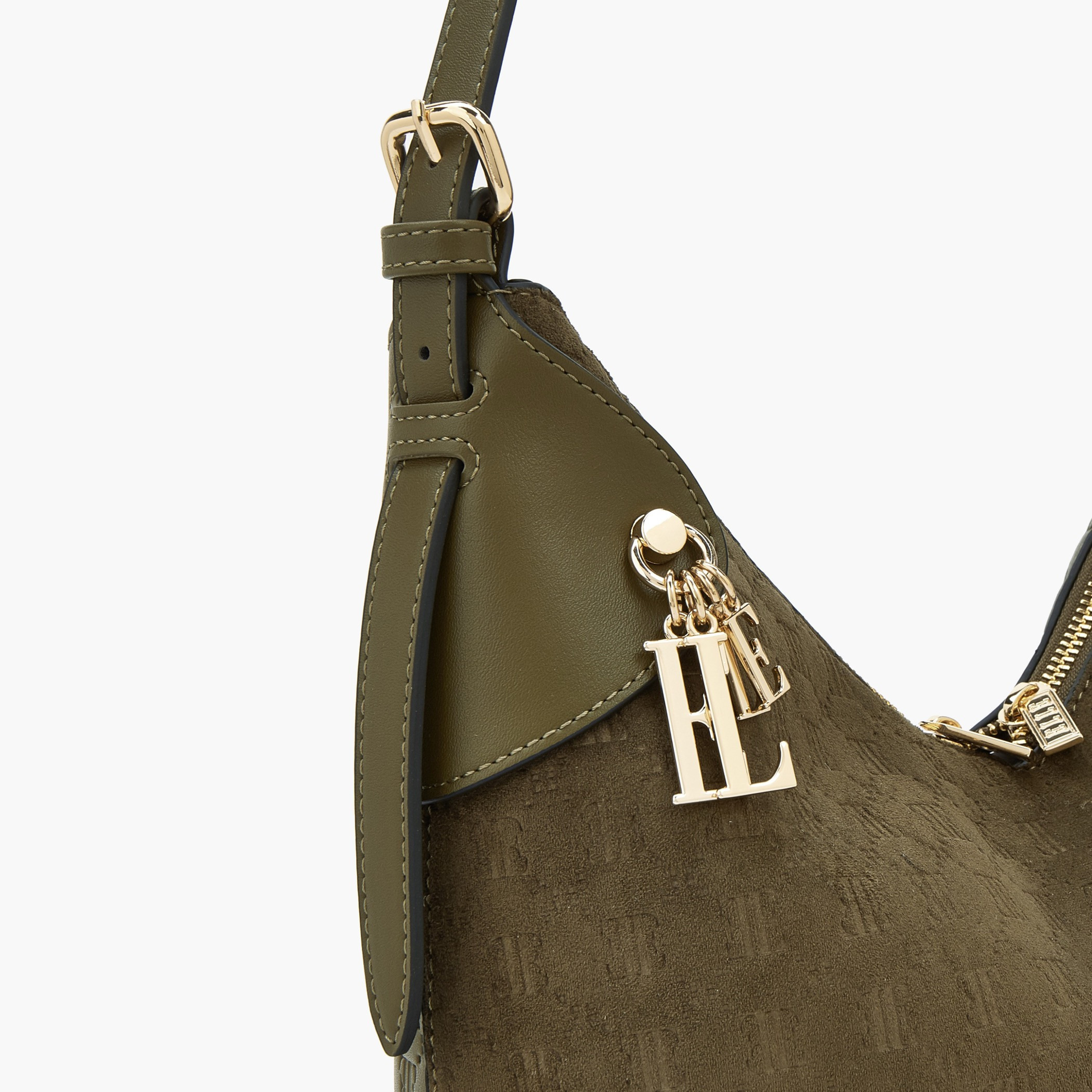 Elle Suede Shoulder Bag with Zip Closure-women-bagsandwallets-handbags-image-3