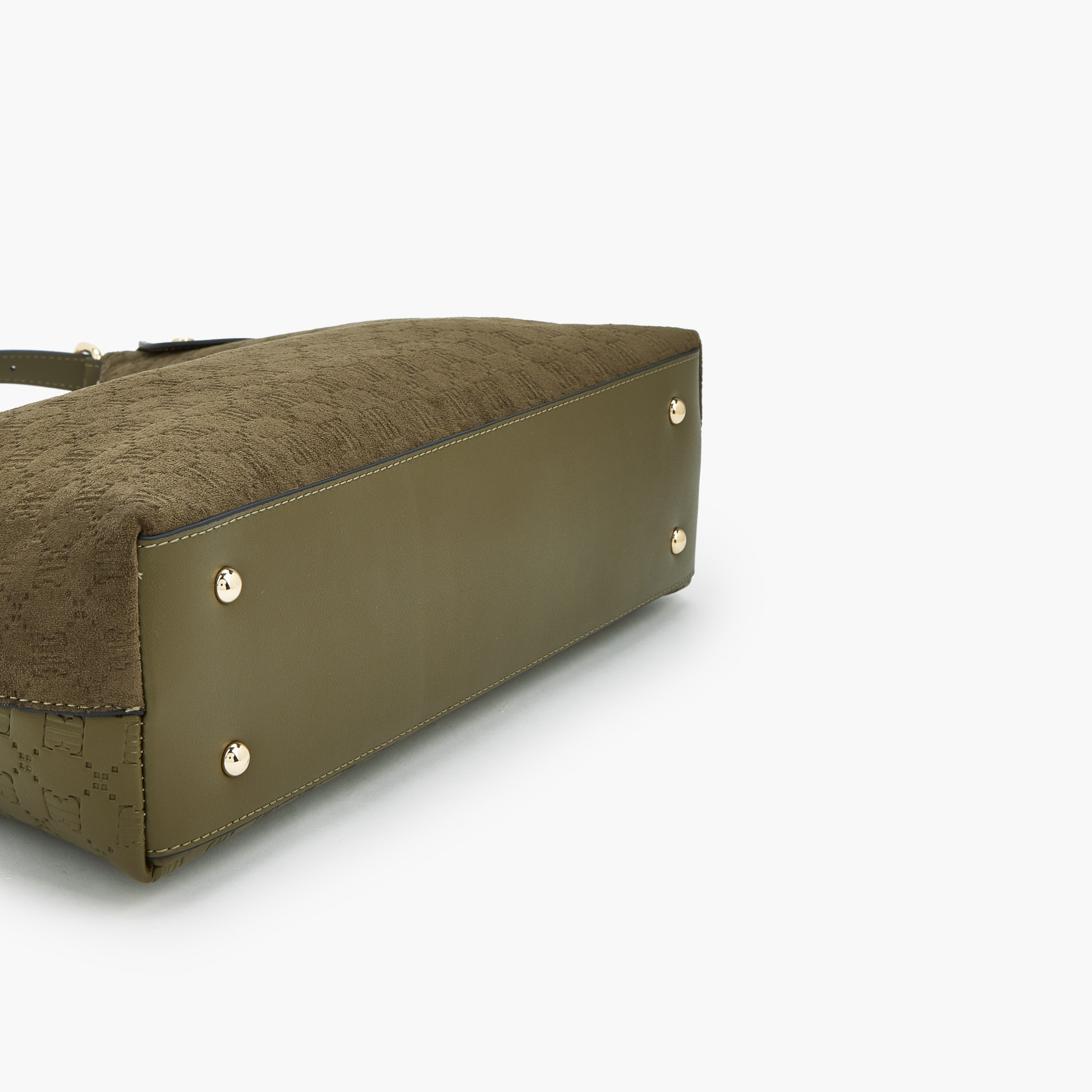 Elle Suede Shoulder Bag with Zip Closure-women-bagsandwallets-handbags-image-6