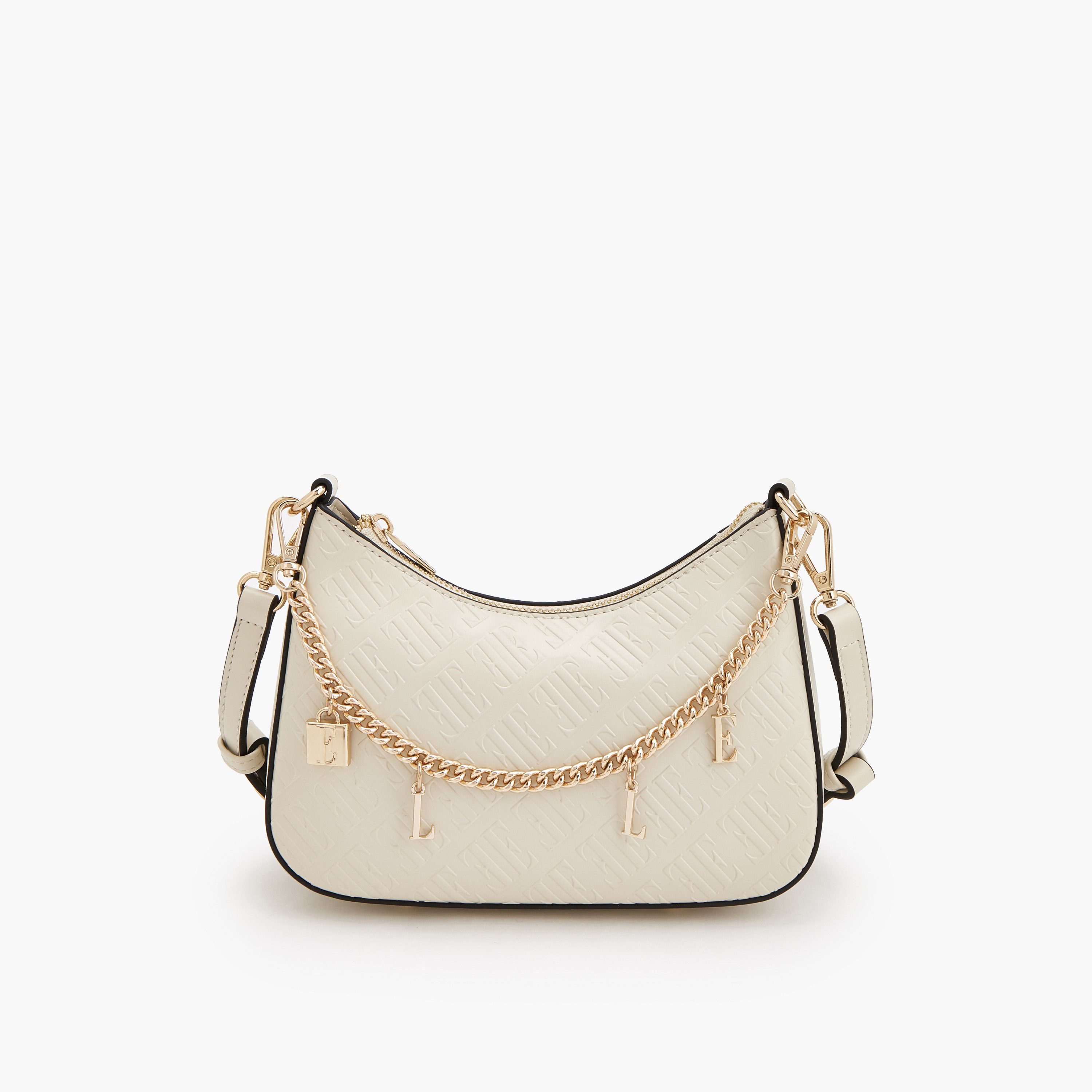 Elle Monogram Embossed Crossbody Bag with Detachable Shoulder Strap-women-bagsandwallets-handbags-image-1