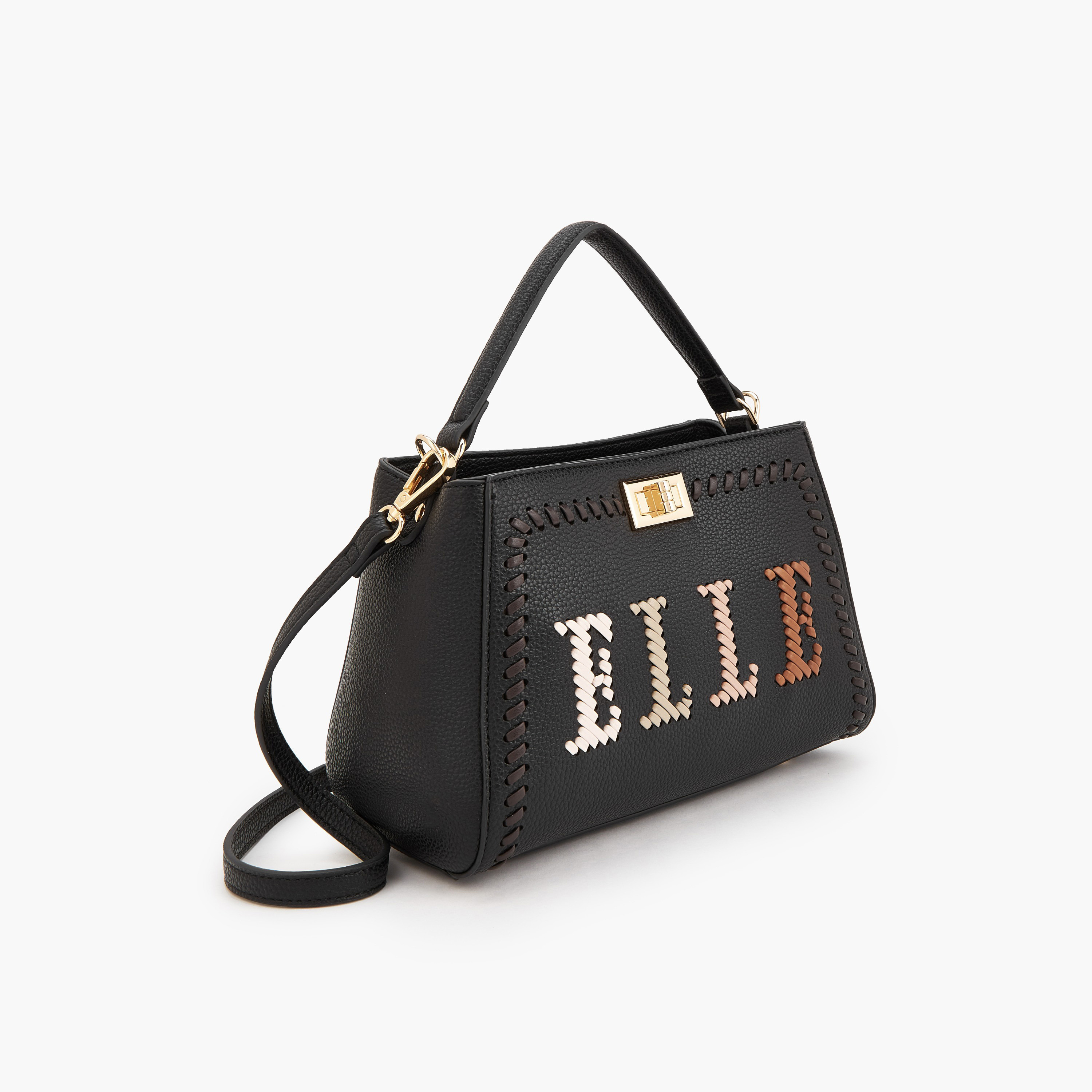 شنطة توتي بارزة الملمس بحزام قابل للفصل وشعار من إيل-women-bagsandwallets-handbags-image-3