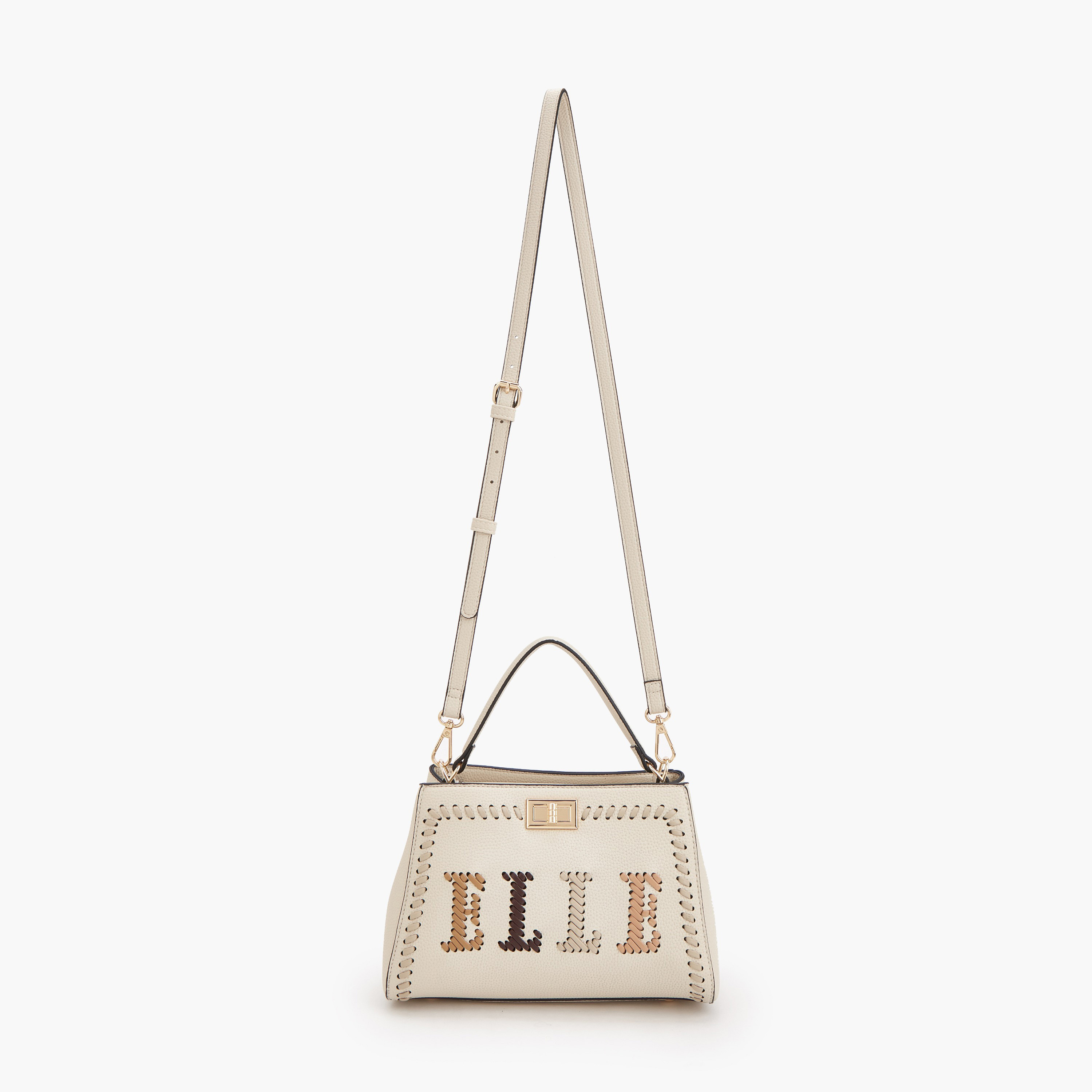 شنطة توتي بارزة الملمس بحزام قابل للفصل وشعار من إيل-women-bagsandwallets-handbags-image-2