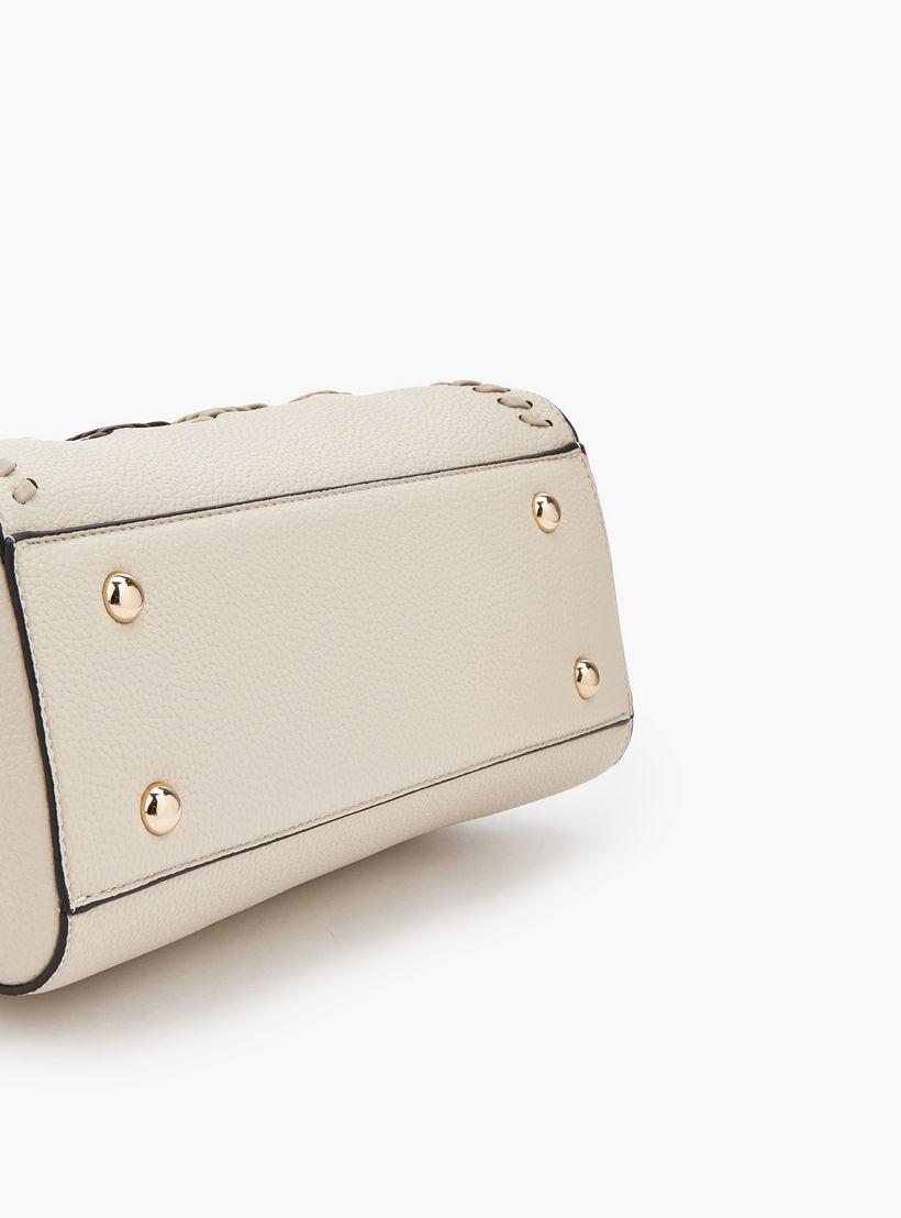 شنطة توتي بارزة الملمس بحزام قابل للفصل وشعار من إيل-women-bagsandwallets-handbags-image-6