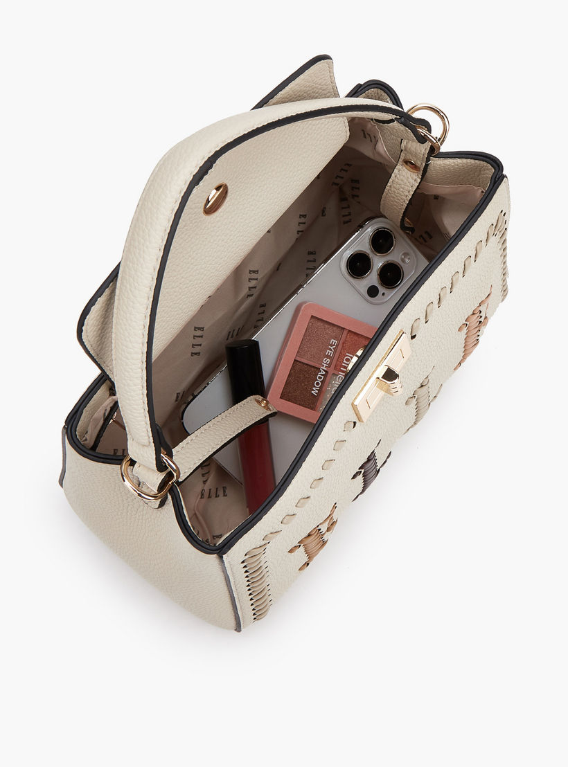 شنطة توتي بارزة الملمس بحزام قابل للفصل وشعار من إيل-women-bagsandwallets-handbags-image-7