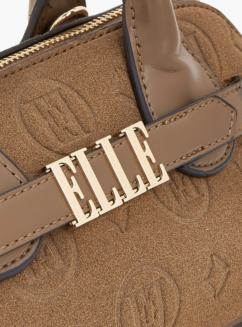 شنطة كروس بودي بطبعة مونوغرام بارزة مع حزام قابل للإزالة من إل-women-bagsandwallets-handbags-image-4