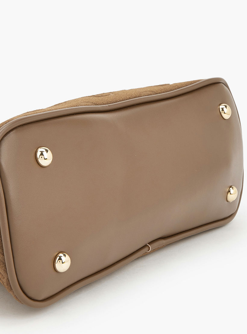 شنطة كروس بودي بطبعة مونوغرام بارزة مع حزام قابل للإزالة من إل-women-bagsandwallets-handbags-image-6