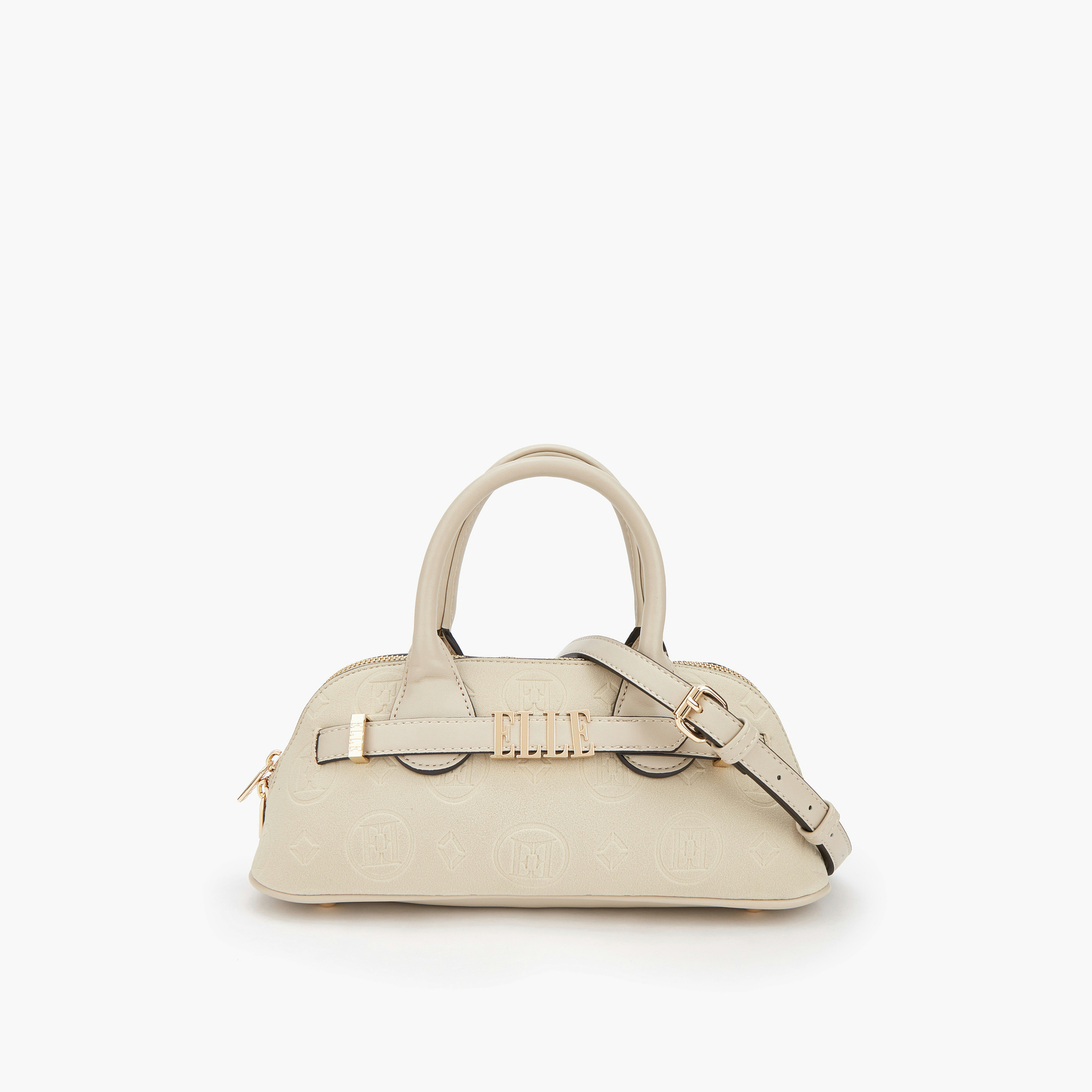 Elle Monogram Embossed Crossbody Bag with Detachable Strap-women-bagsandwallets-handbags-image-1