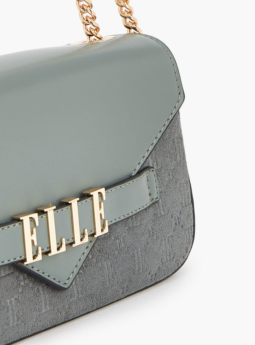 شنطة كروس بودي بنقوش مونوجرام وحزام سلسلة من إيل-women-bagsandwallets-handbags-image-6