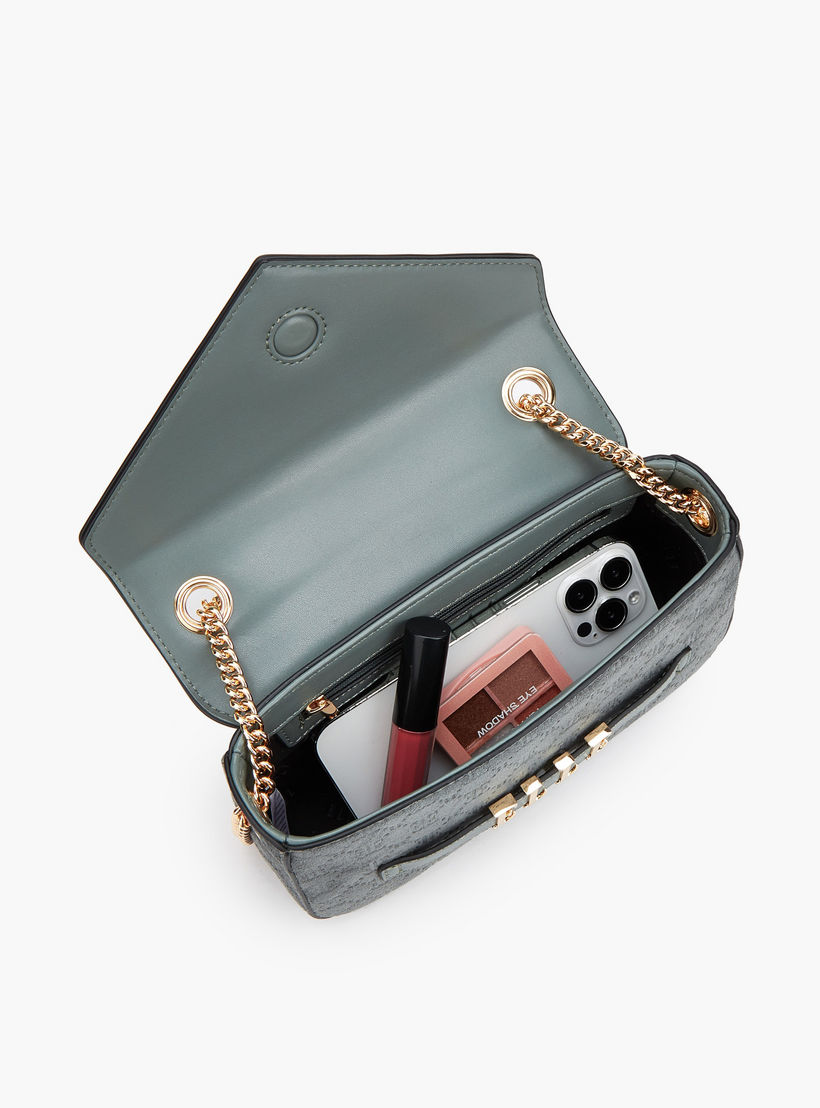 شنطة كروس بودي بنقوش مونوجرام وحزام سلسلة من إيل-women-bagsandwallets-handbags-image-7