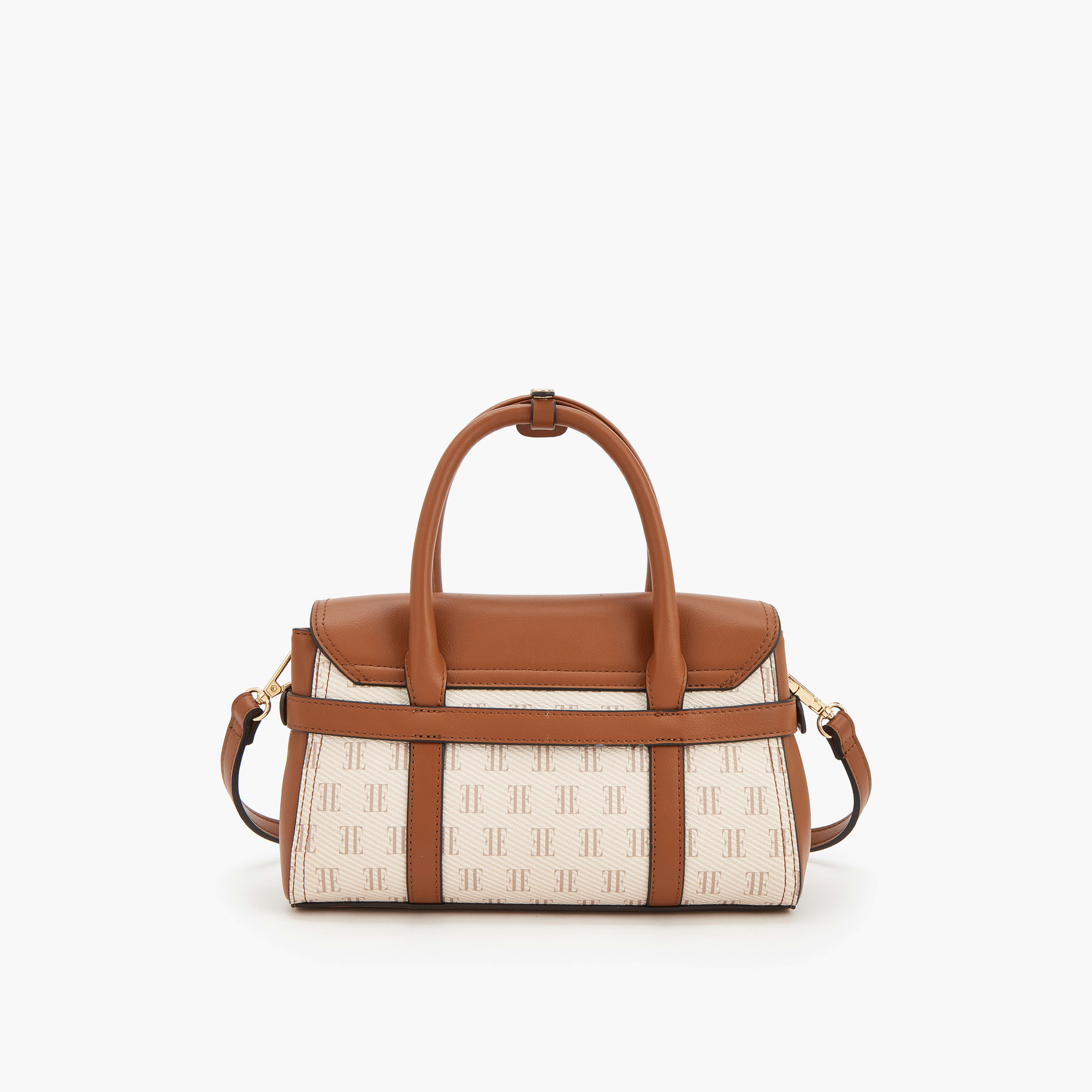 شنطة ساتشل بطبعة مونوغرام مع حزام قابل للإزالة من إل-women-bagsandwallets-handbags-image-3