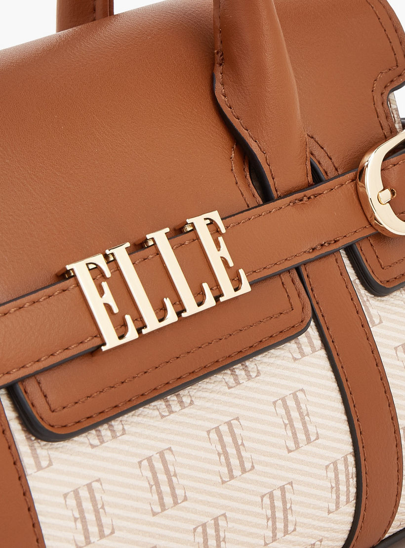 شنطة ساتشل بطبعة مونوغرام مع حزام قابل للإزالة من إل-women-bagsandwallets-handbags-image-7