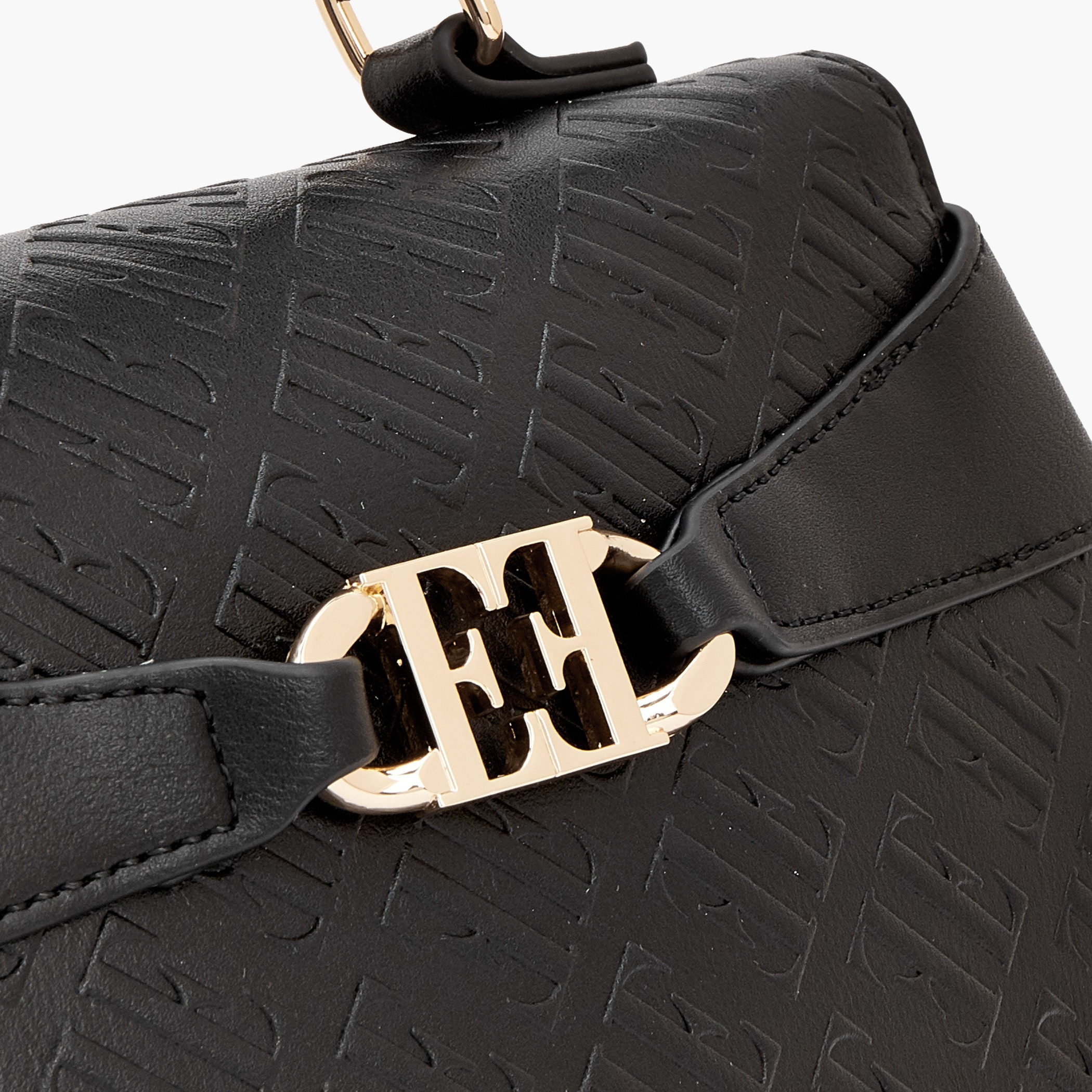 Elle Monogram Embossed Satchel Bag with Detachable Strap-women-bagsandwallets-handbags-image-7