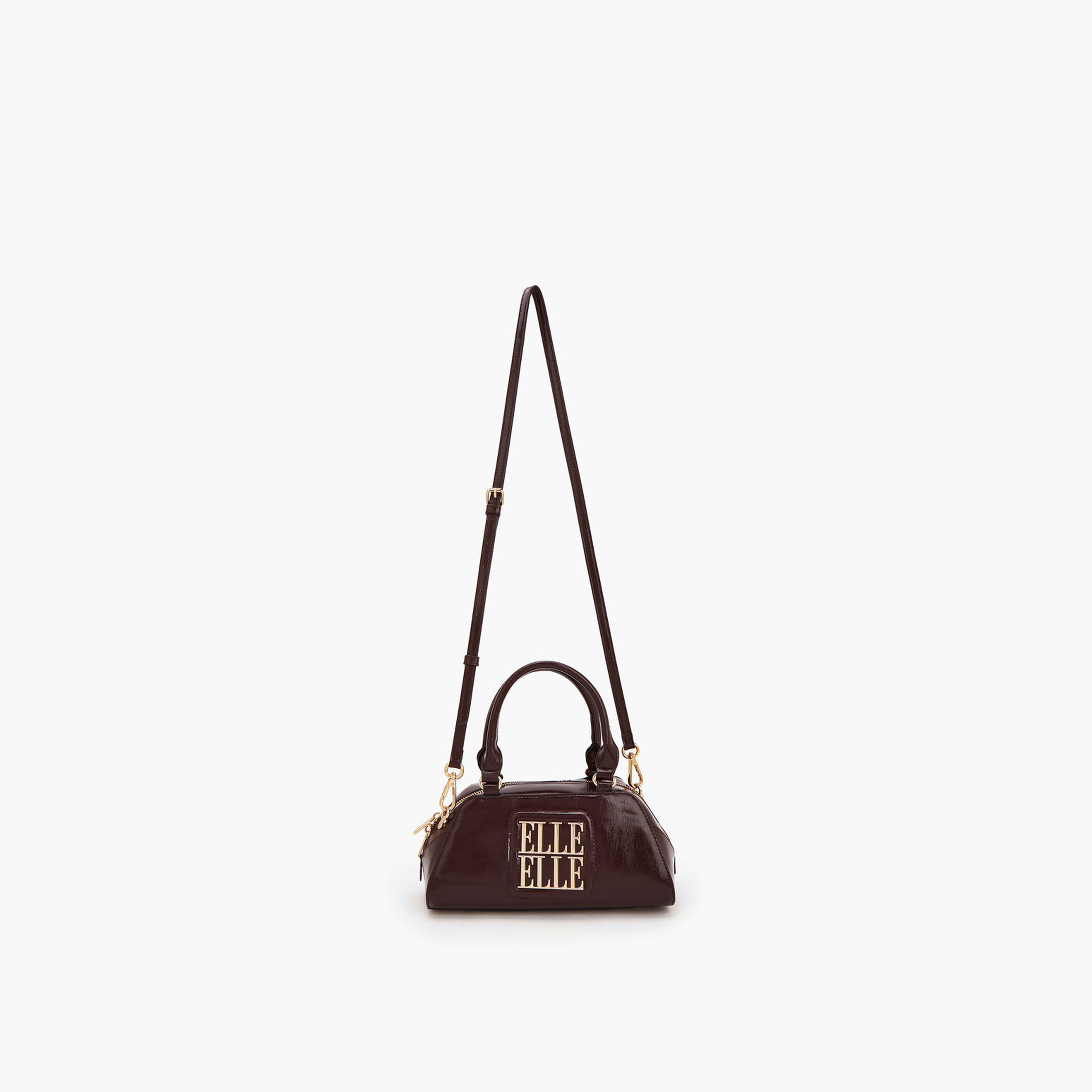 Elle Logo Accent Crossbody Bag with Detachable Strap-women-bagsandwallets-handbags-image-2