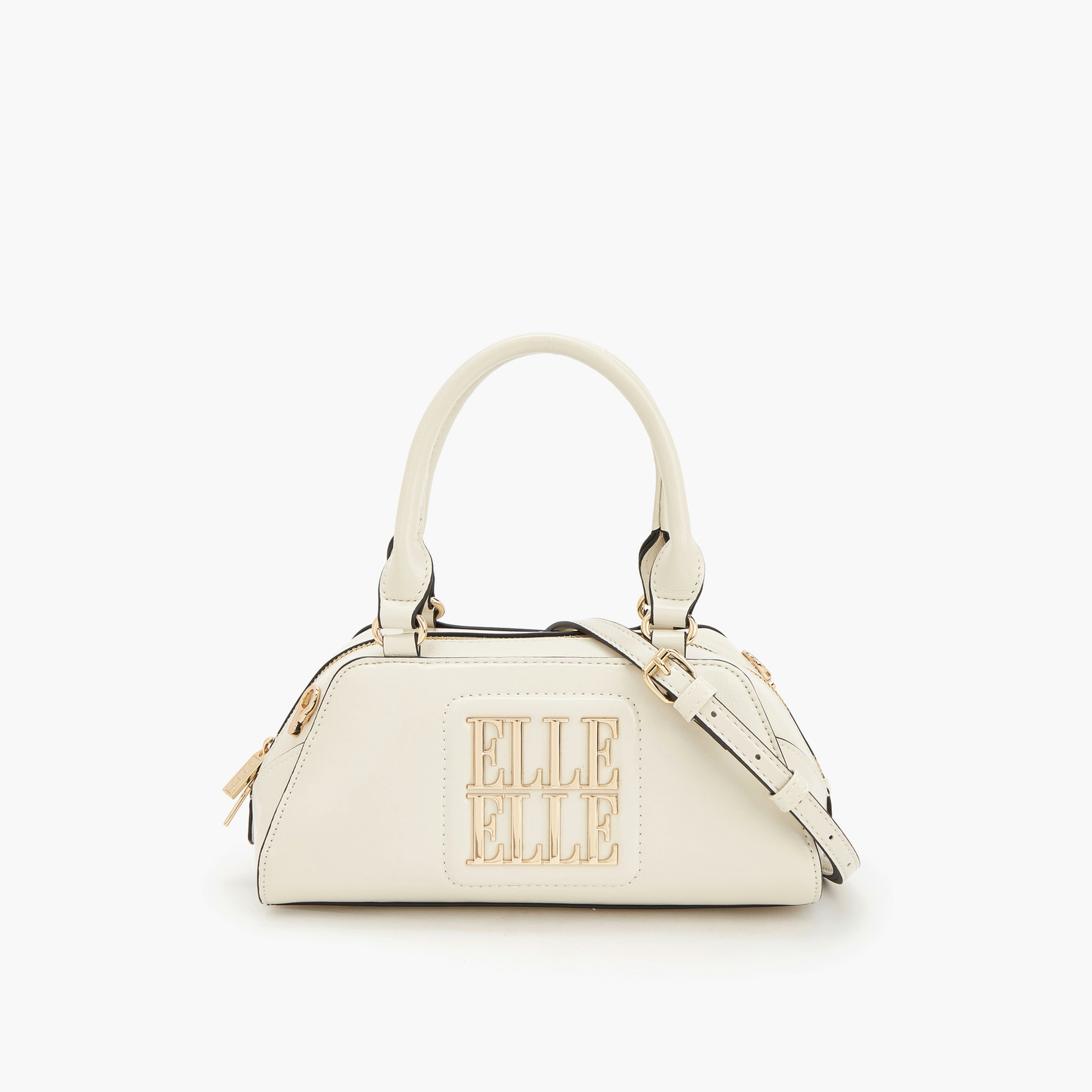 Elle Logo Accent Crossbody Bag with Detachable Strap-women-bagsandwallets-handbags-image-1