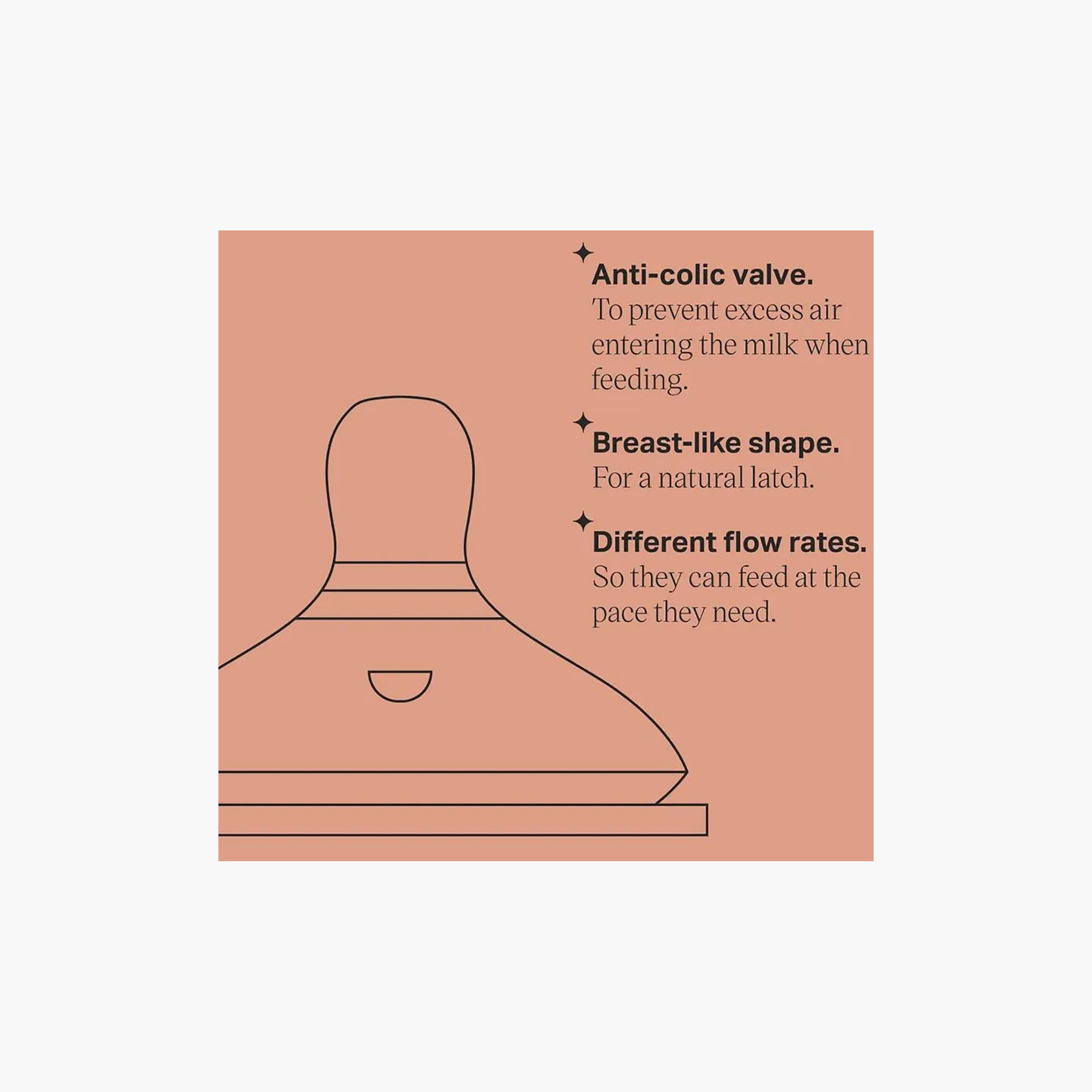 Pack of 2 Tommee Tippee Natural Start Teats with Medium Flow-baby-feeding-feedingbottles-bottlesandteats-image-4