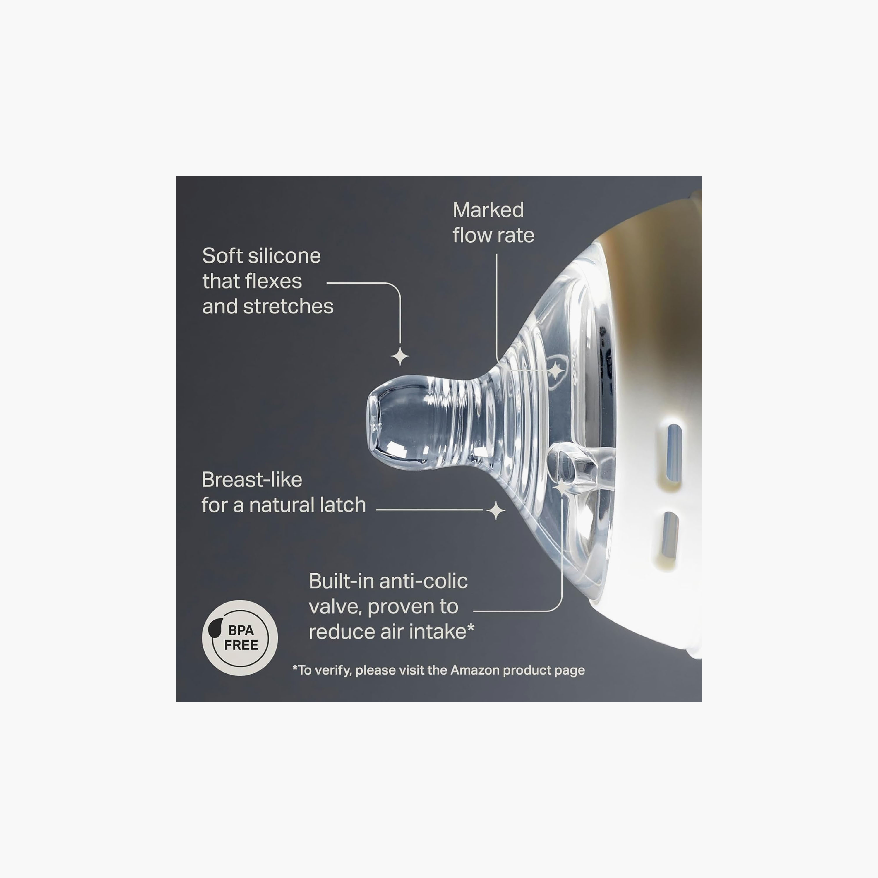 Pack of 2 Tommee Tippee Natural Start Teat with Extra Slow Flow-baby-feeding-feedingbottles-bottlesandteats-image-4
